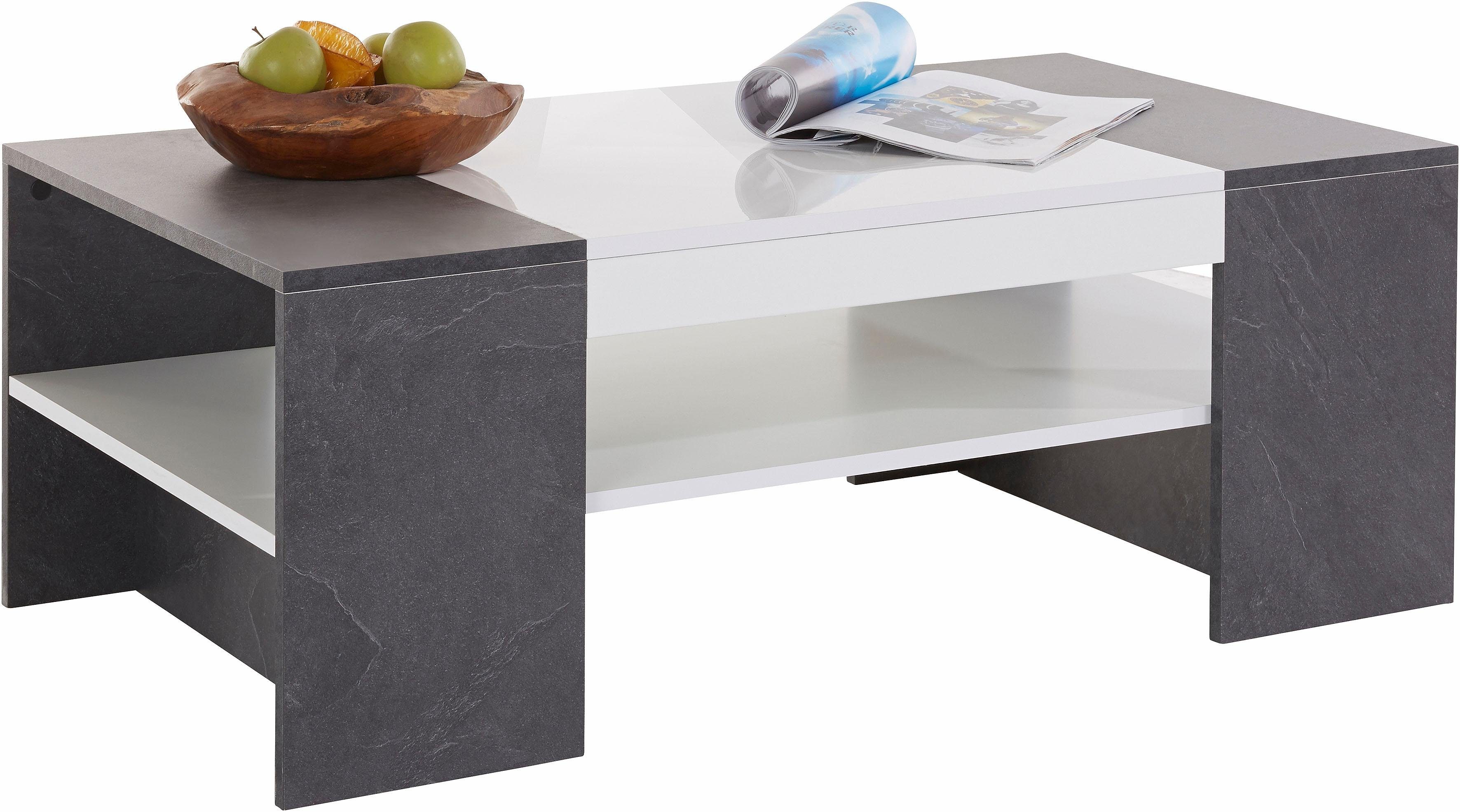 INOSIGN Salontafel Cherry met praktisch opbergvak salontafels wit
