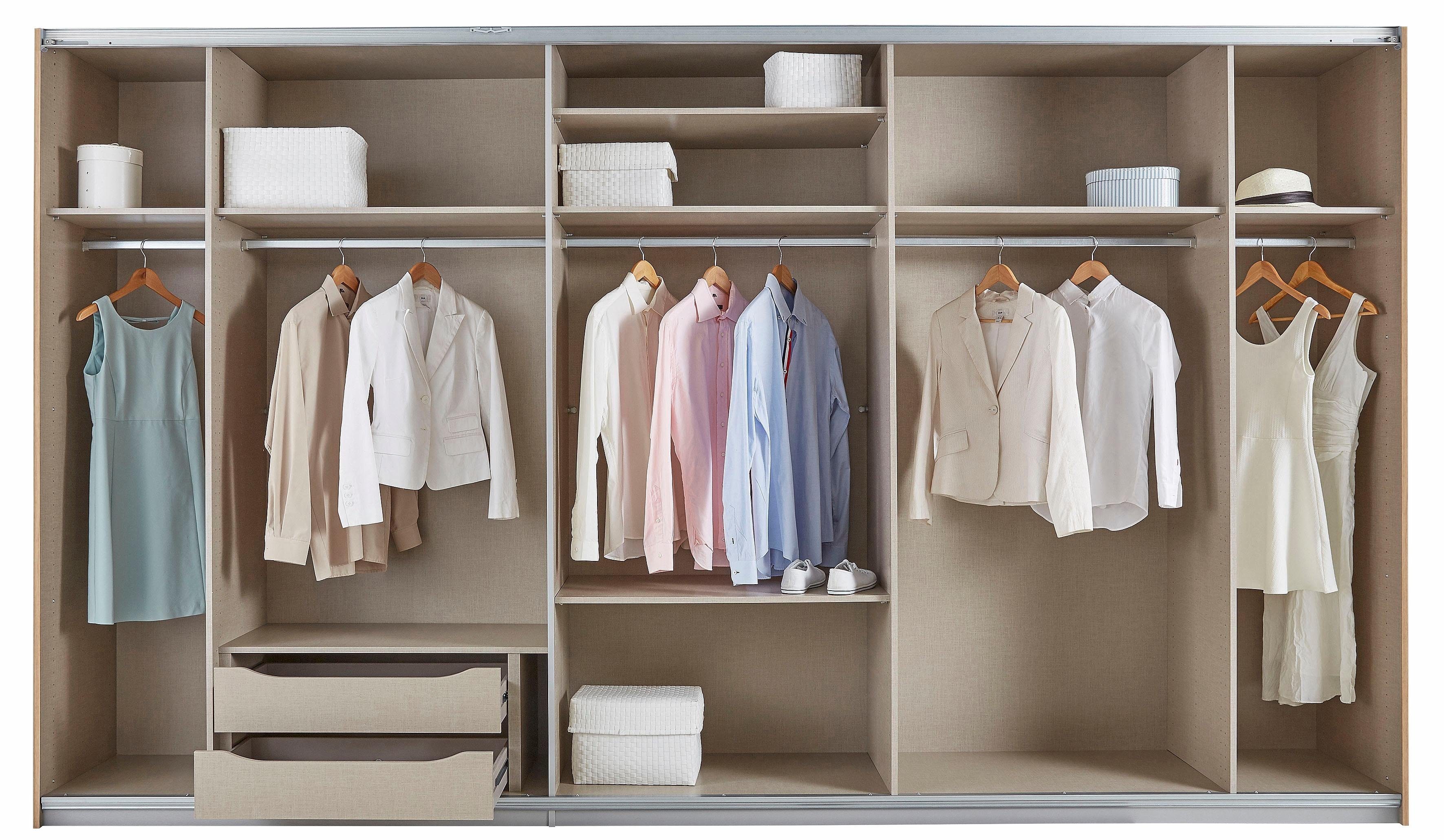 rauch Zweefdeurkast Kledingkast Kast Garderobe Slaapkamerkast TUBONA inclusief lade-inzet en extra legplanken made in germany