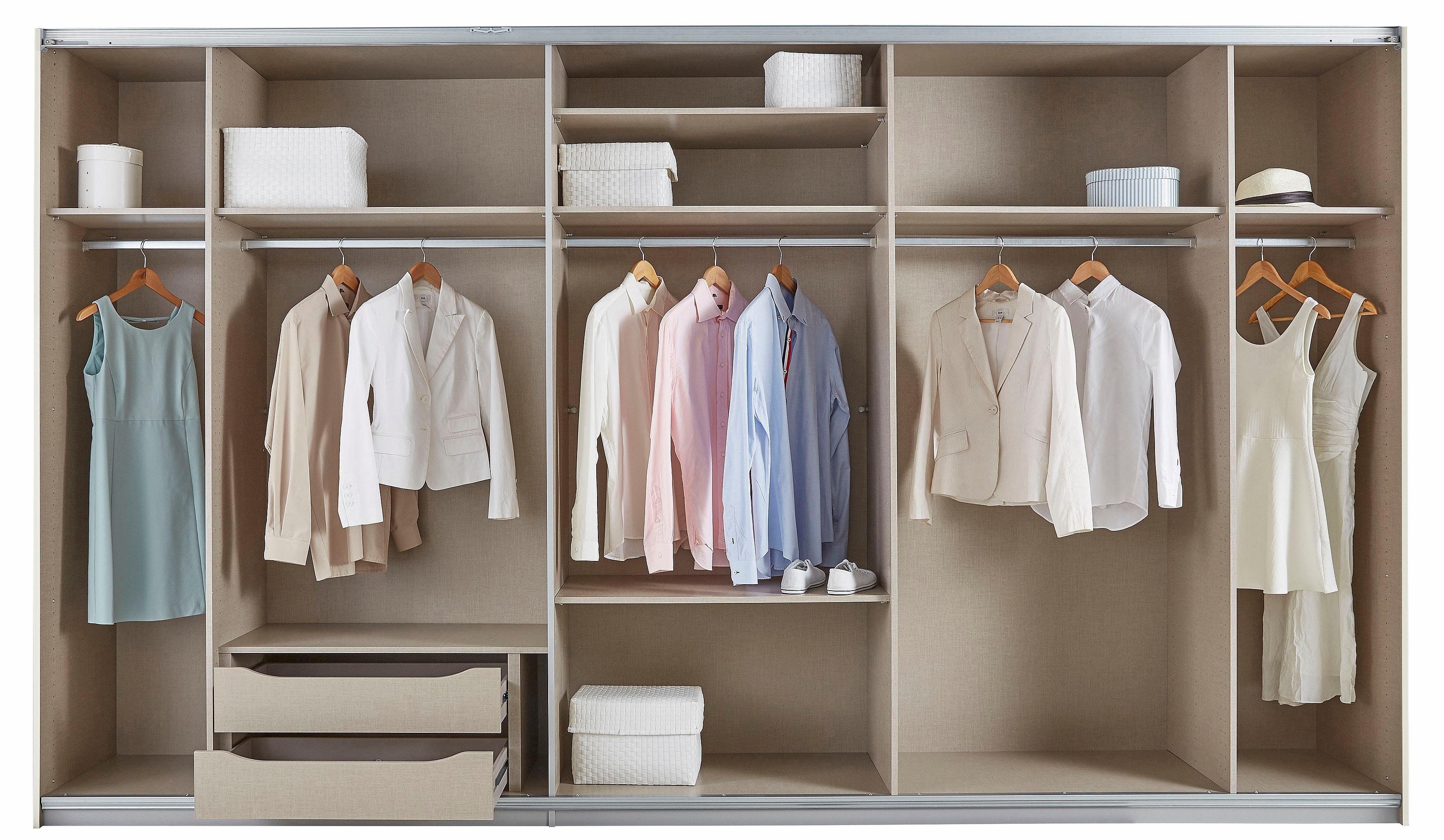 rauch Zweefdeurkast Kledingkast Kast Garderobe Slaapkamerkast TUBONA inclusief lade-inzet en extra legplanken made in germany