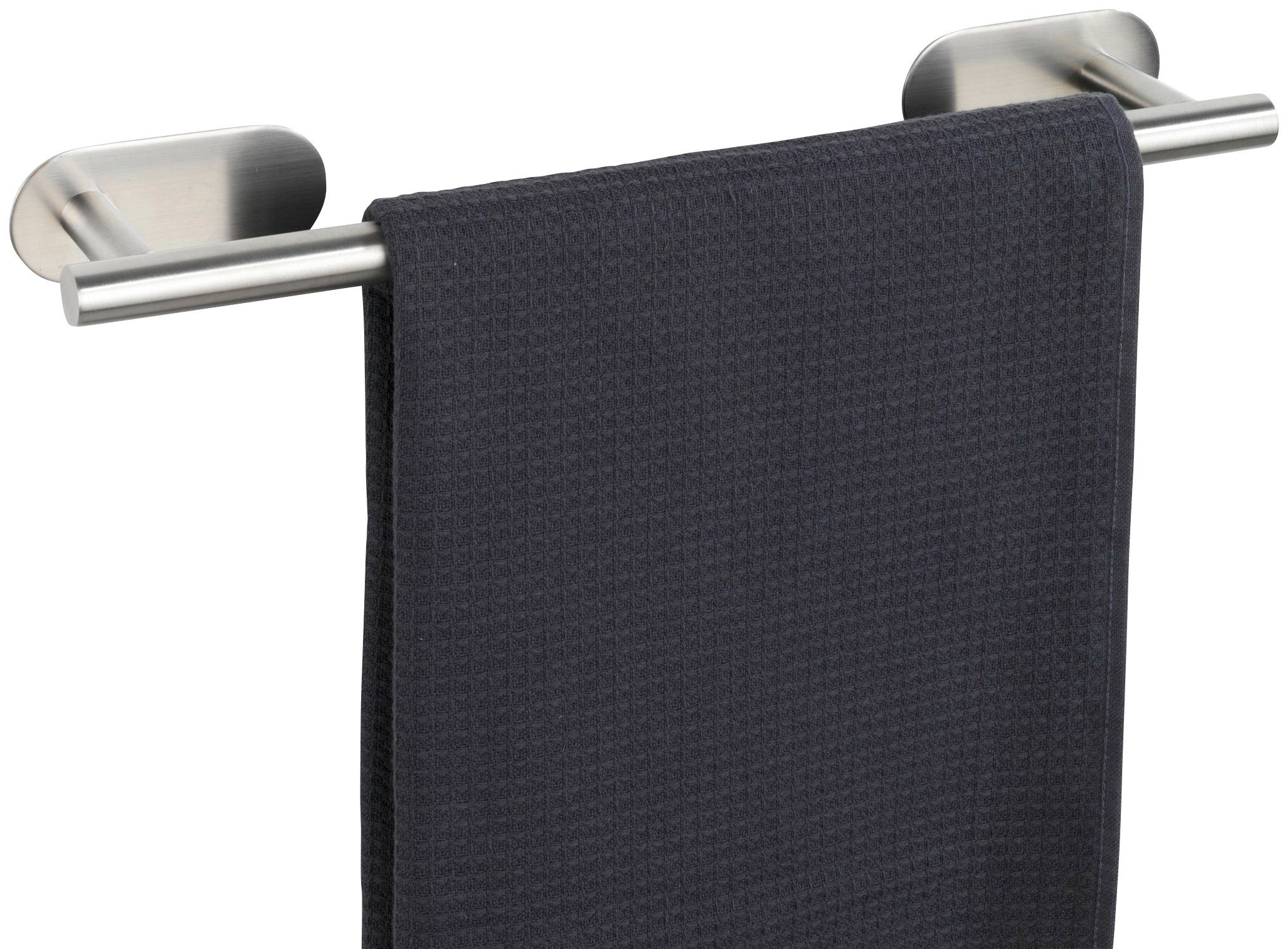 WENKO Handdoekhouder Orea mat Bxdxh: 40x7x4,5 cm, bevestigen zonder boren