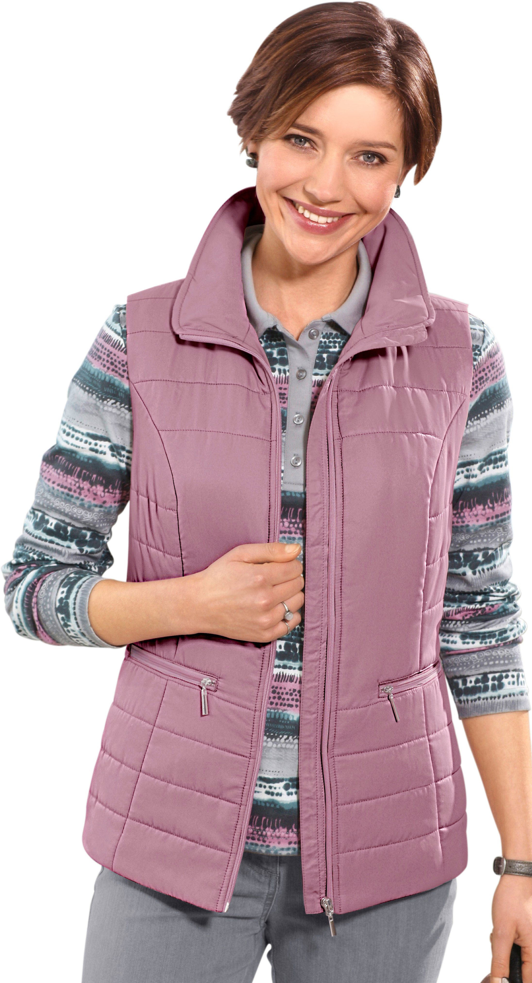 Otto - Collection L. NU 15% KORTING: Collection L. bodywarmer met platte kraag
