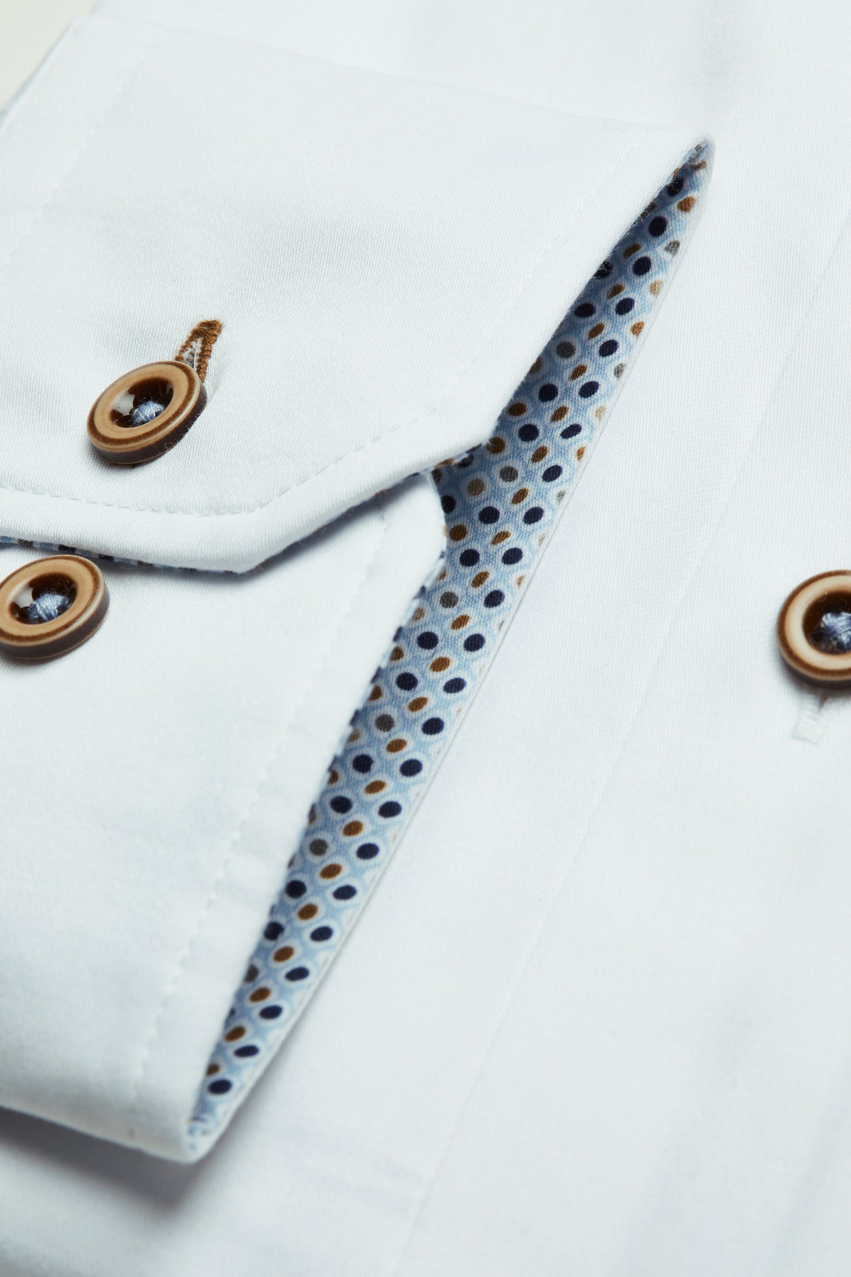 Bugatti Overhemd met lange mouwen met button-downkraag