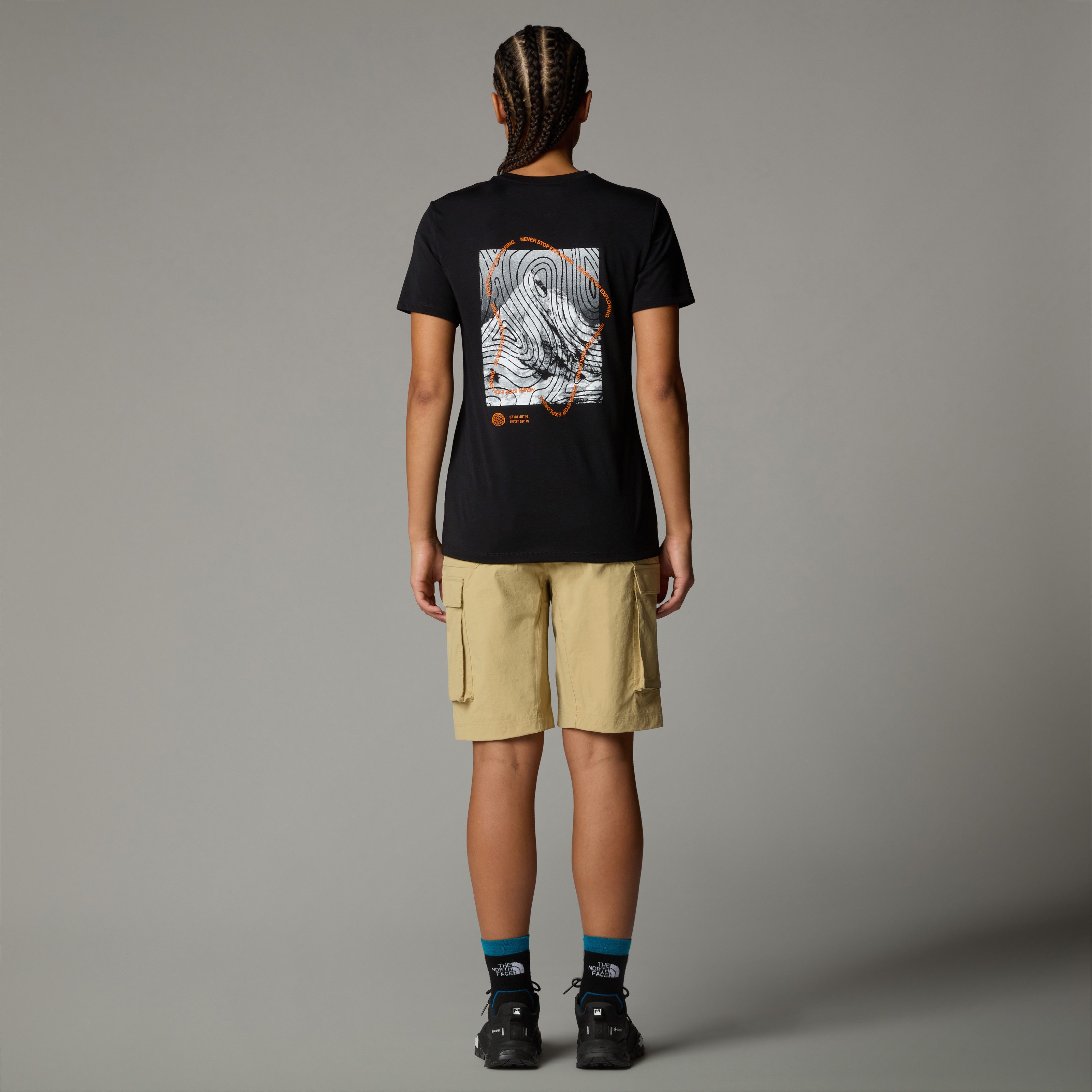 The North Face Functioneel shirt Foundation half dome T-shirt met grafiek voor dames (1-delig)