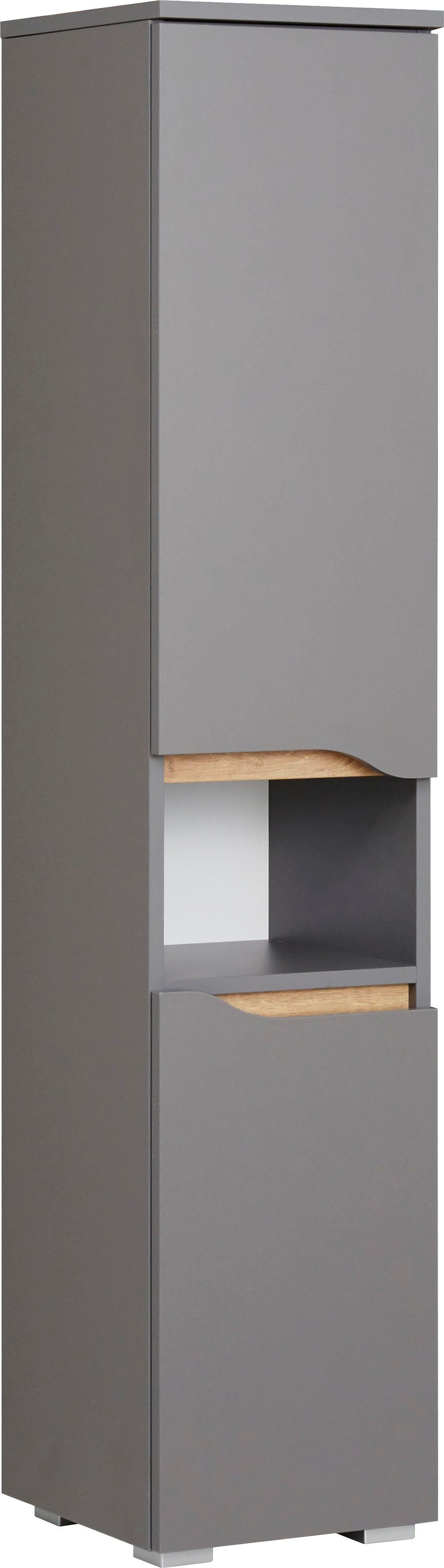 Saphir Halfhoge kast Quickset badkamermeubel 30 cm breed, 2 deuren, 1 nis, 2 planken