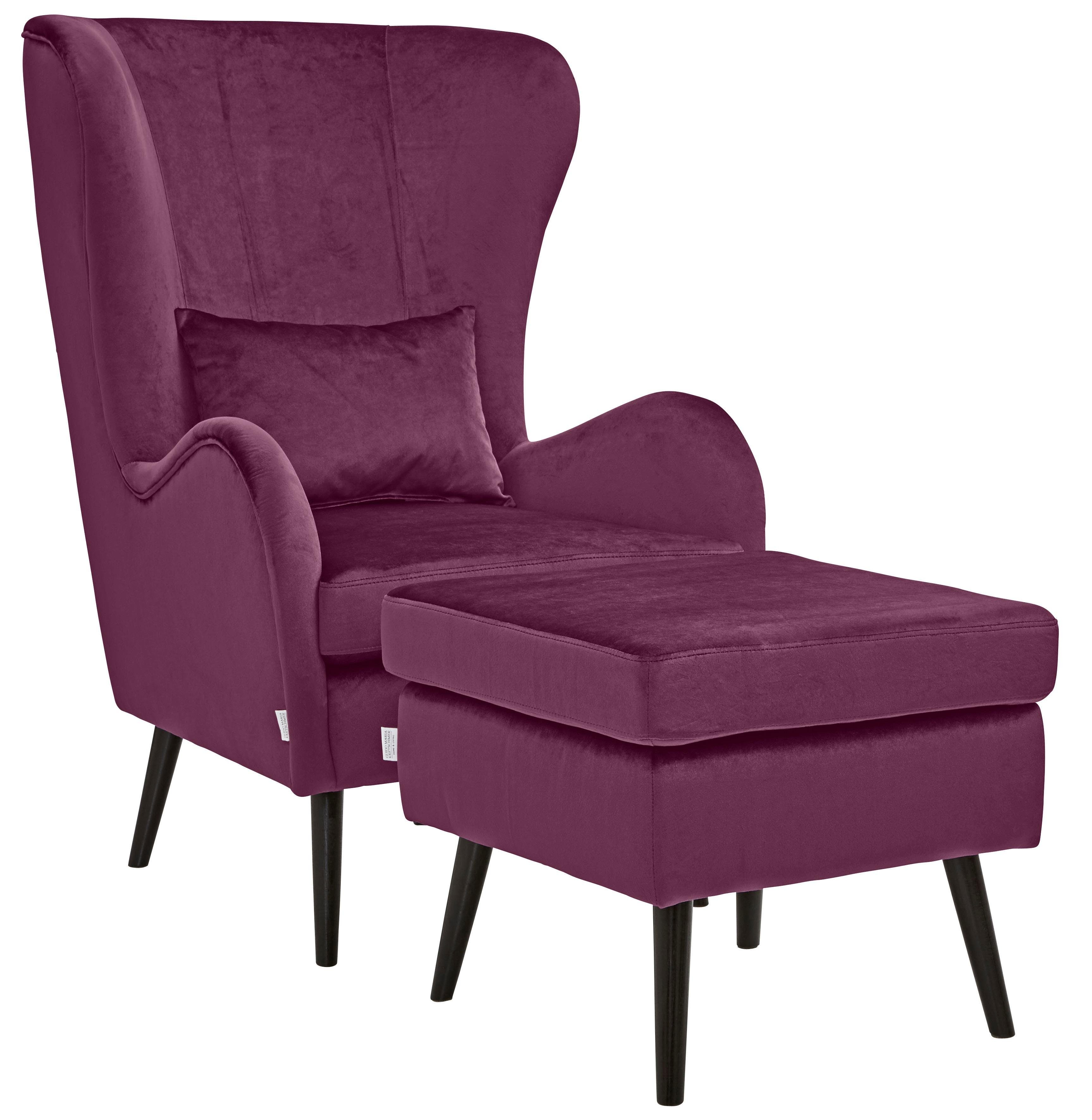 Guido Maria Kretschmer Home&Living Fauteuil Salla ook in imitatiebont en fijn corduroy, veel bekledingsopties, oorfauteuil (set)