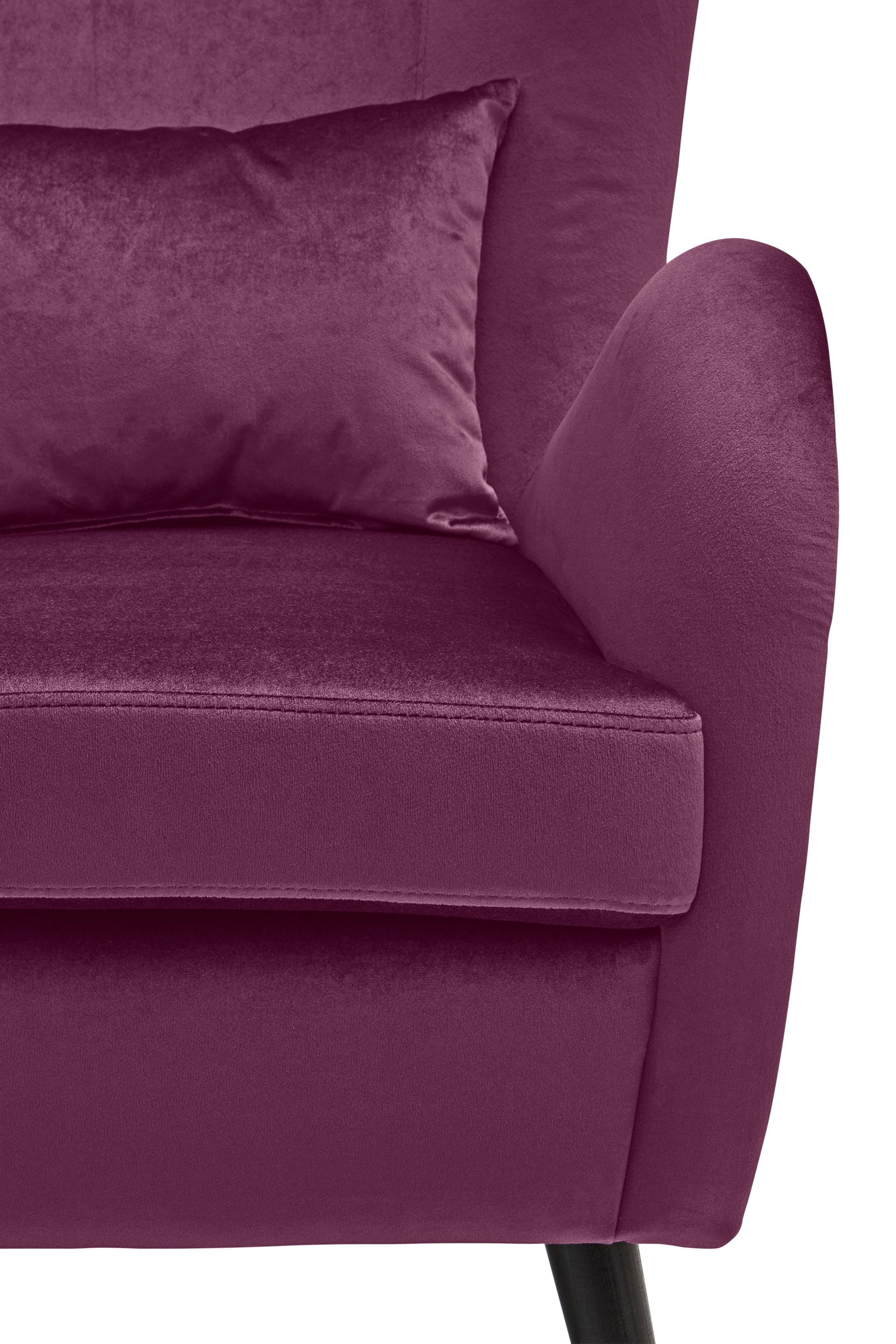 Guido Maria Kretschmer Home&Living Fauteuil Salla ook in imitatiebont en fijn corduroy, veel bekledingsopties, oorfauteuil (set)