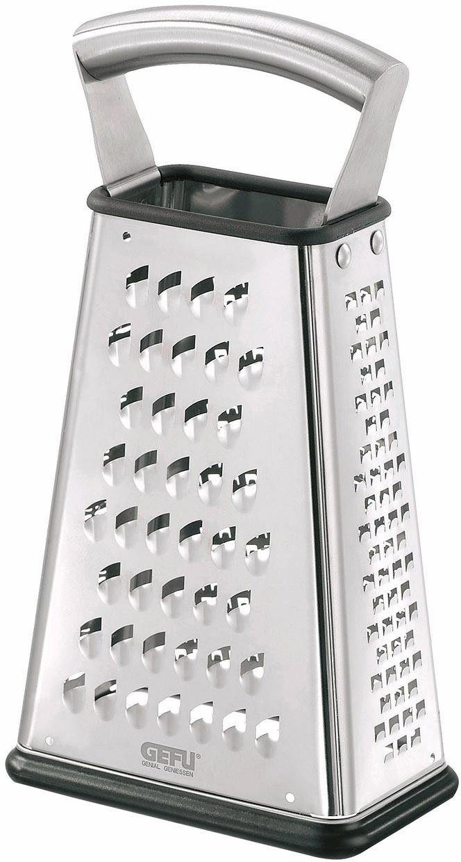 GEFU 4-zijdige rasp VITALES LASER CUT raspen zilver(kleur)