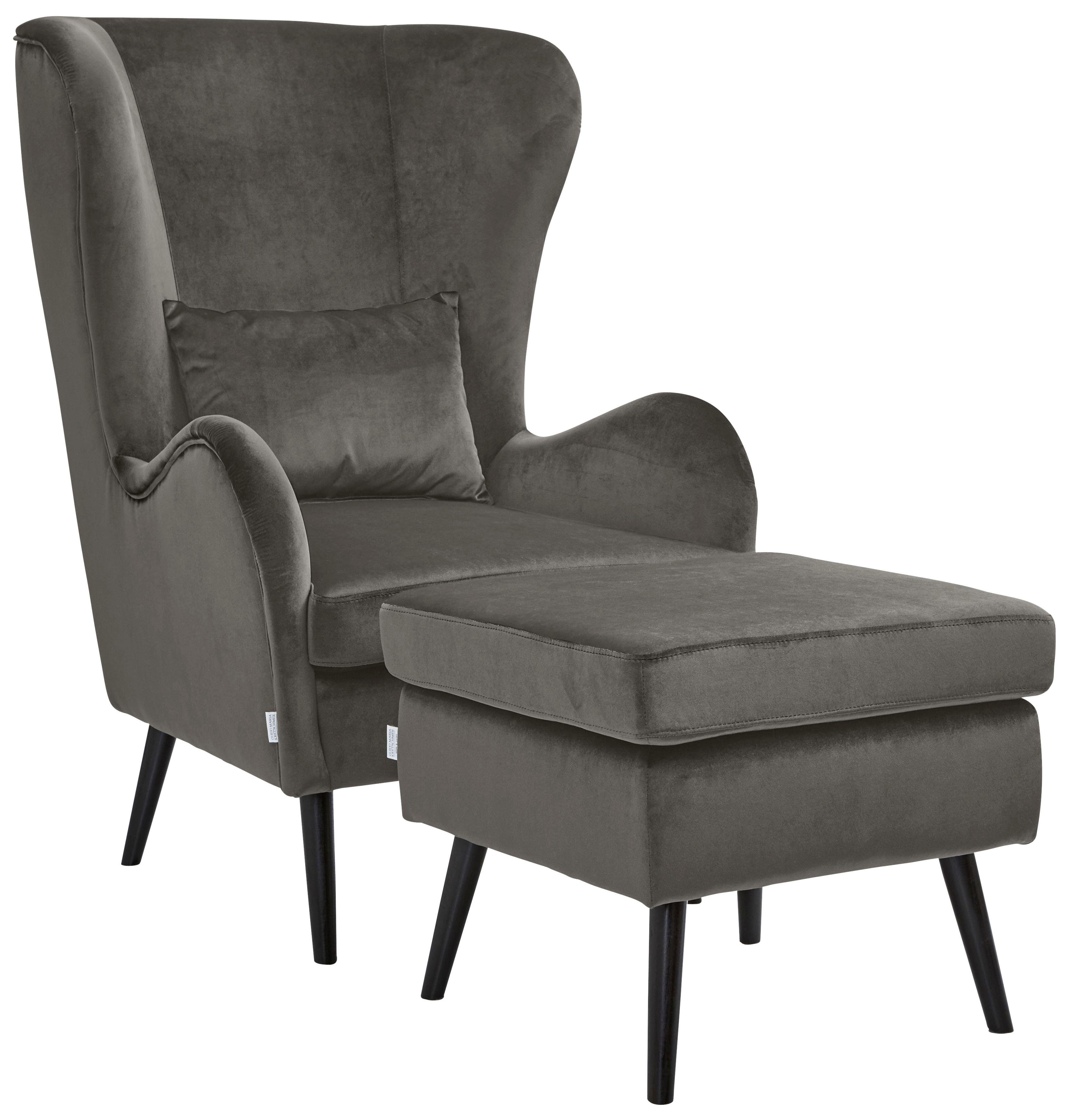 Home affaire Fauteuil Salla ook in imitatiebont en fijn corduroy, veel bekledingsopties, oorfauteuil (set)