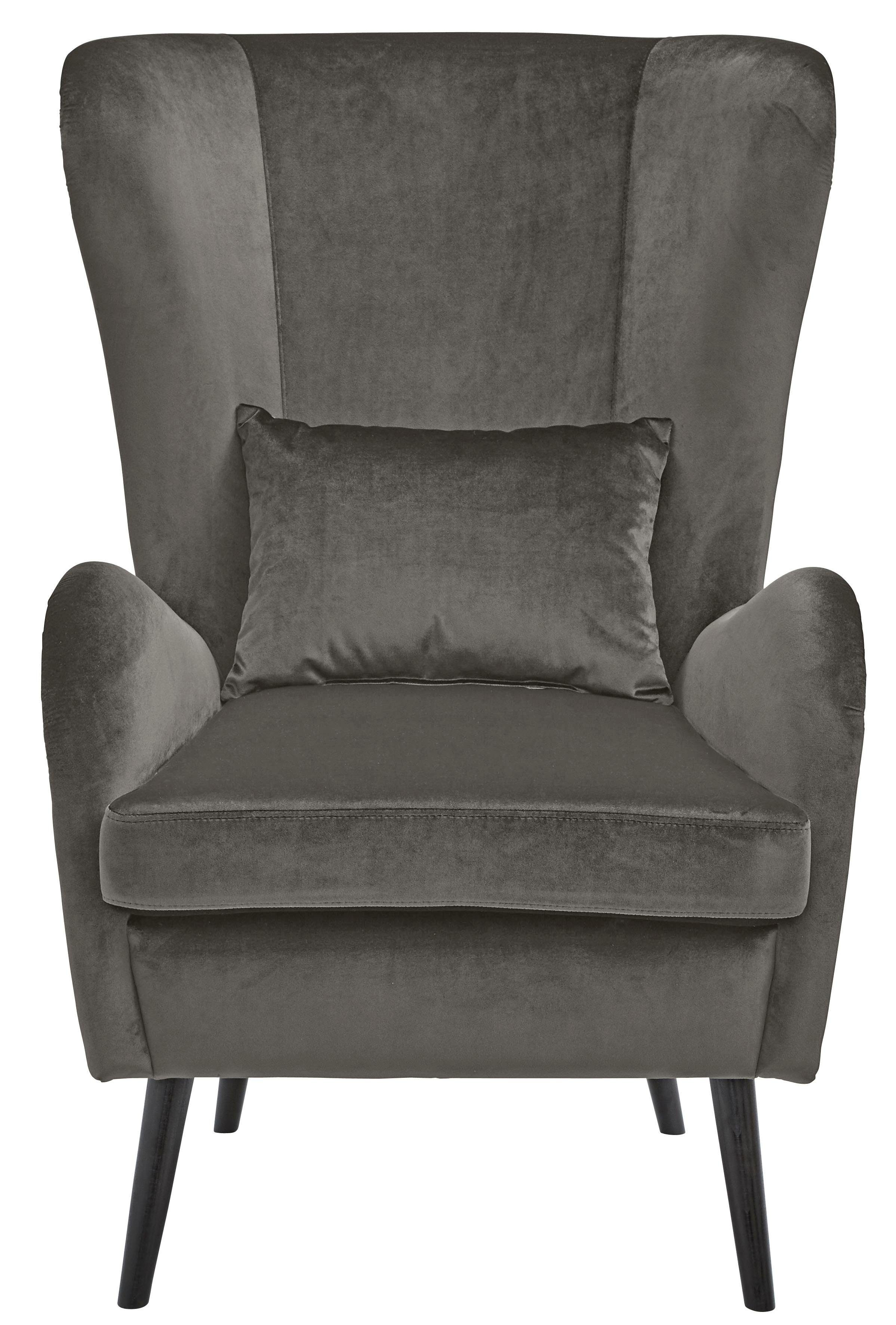 Home affaire Fauteuil Salla ook in imitatiebont en fijn corduroy, veel bekledingsopties, oorfauteuil (set)