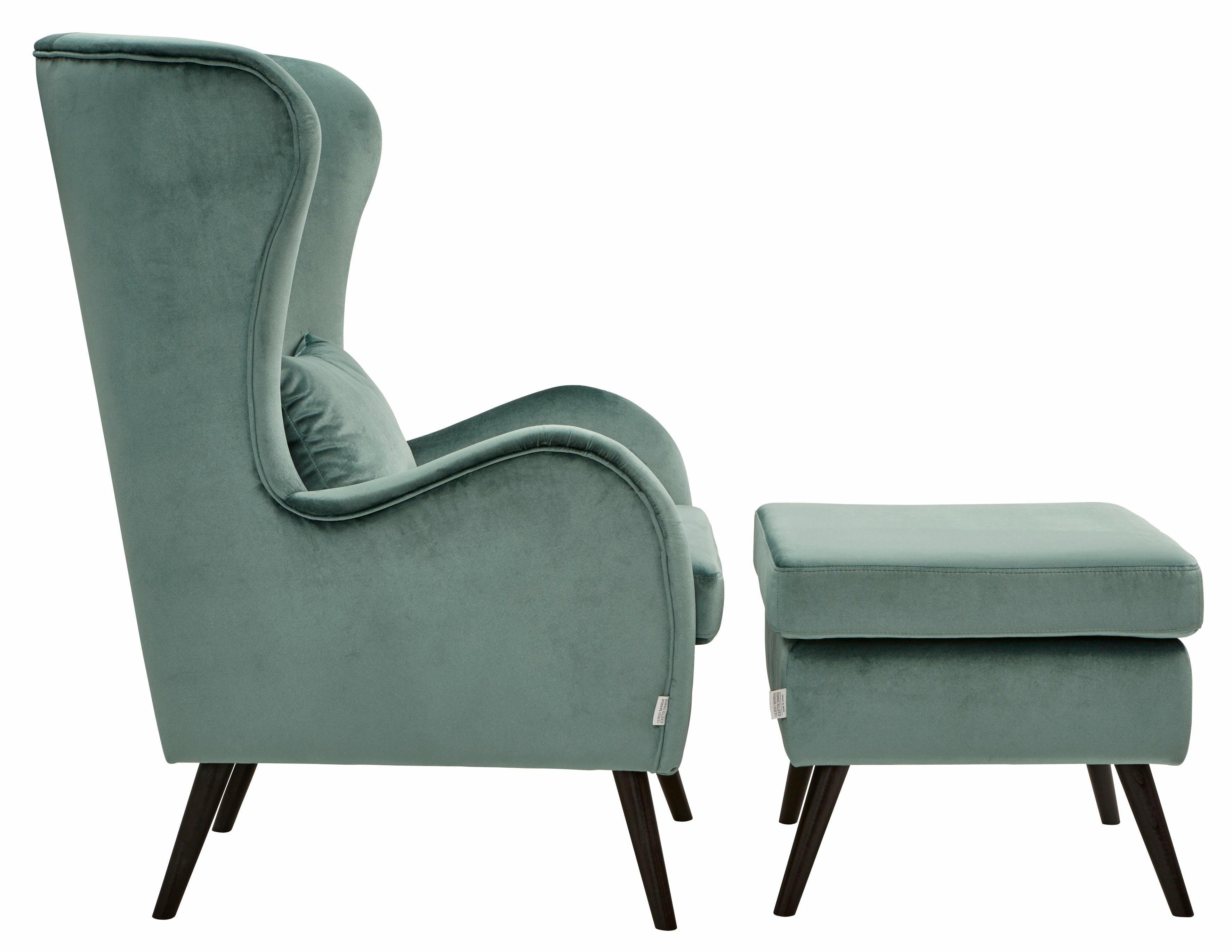 Guido Maria Kretschmer Home&Living Fauteuil Salla ook in imitatiebont en fijn corduroy, veel bekledingsopties, oorfauteuil (set)