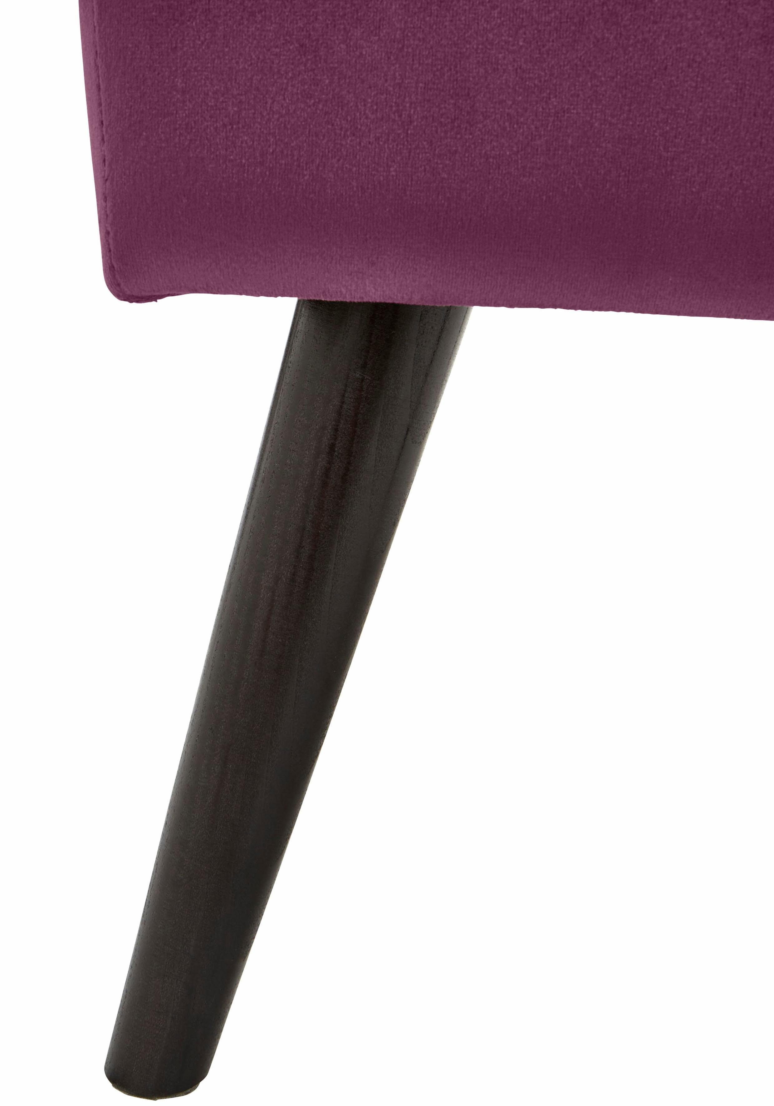 Guido Maria Kretschmer Home&Living Hocker Salla Overtrekstof ook in luxe-microvezel in imitatiebont-look