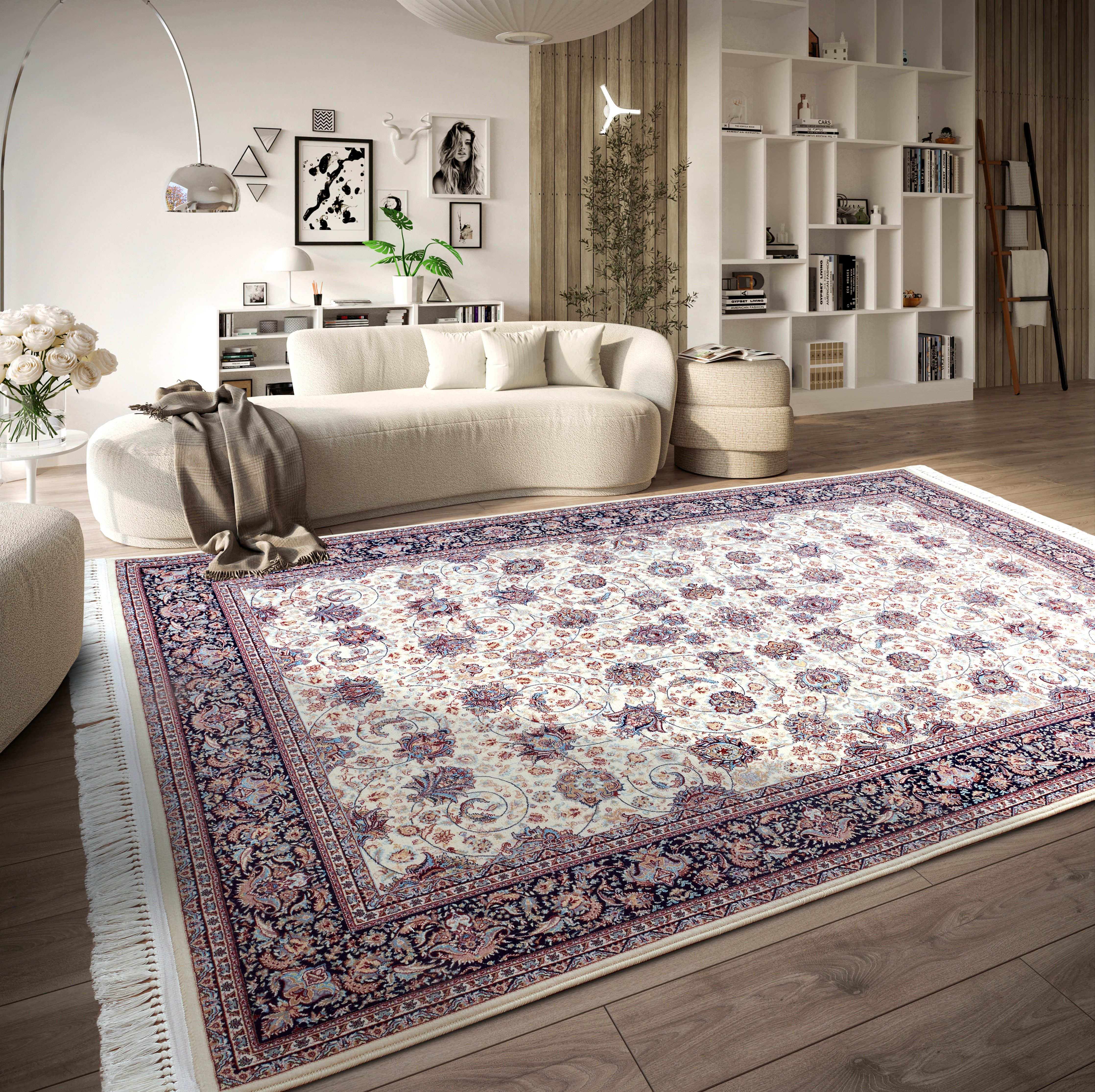 Villeroy & Boch Vloerkleed Alfred Oriëntaals, franjes, woonkamer, slaapkamer, klassiek, kortpolig