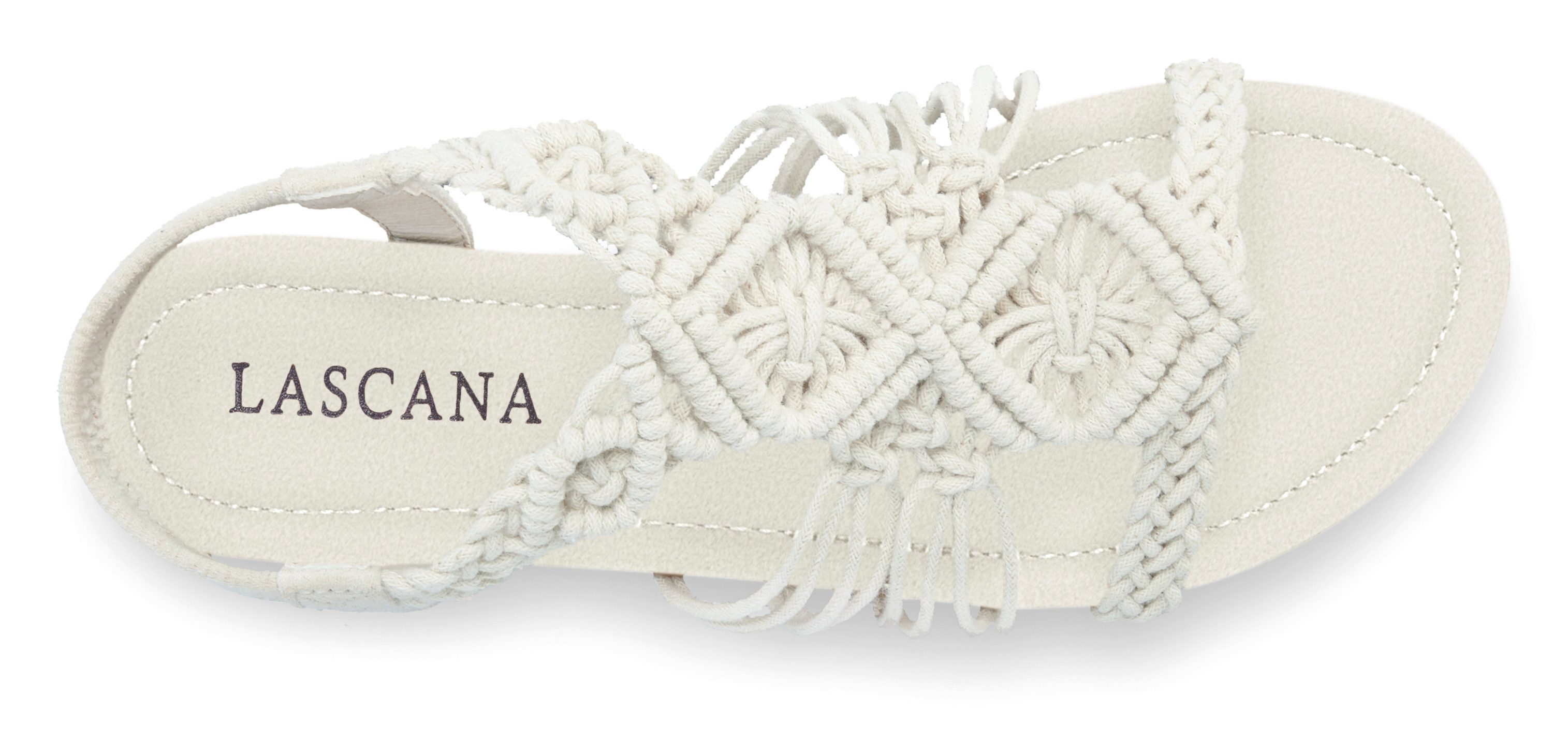 Lascana Sandalen Zomerschoen Sandalette, zomerschoen met elastische band VEGAN