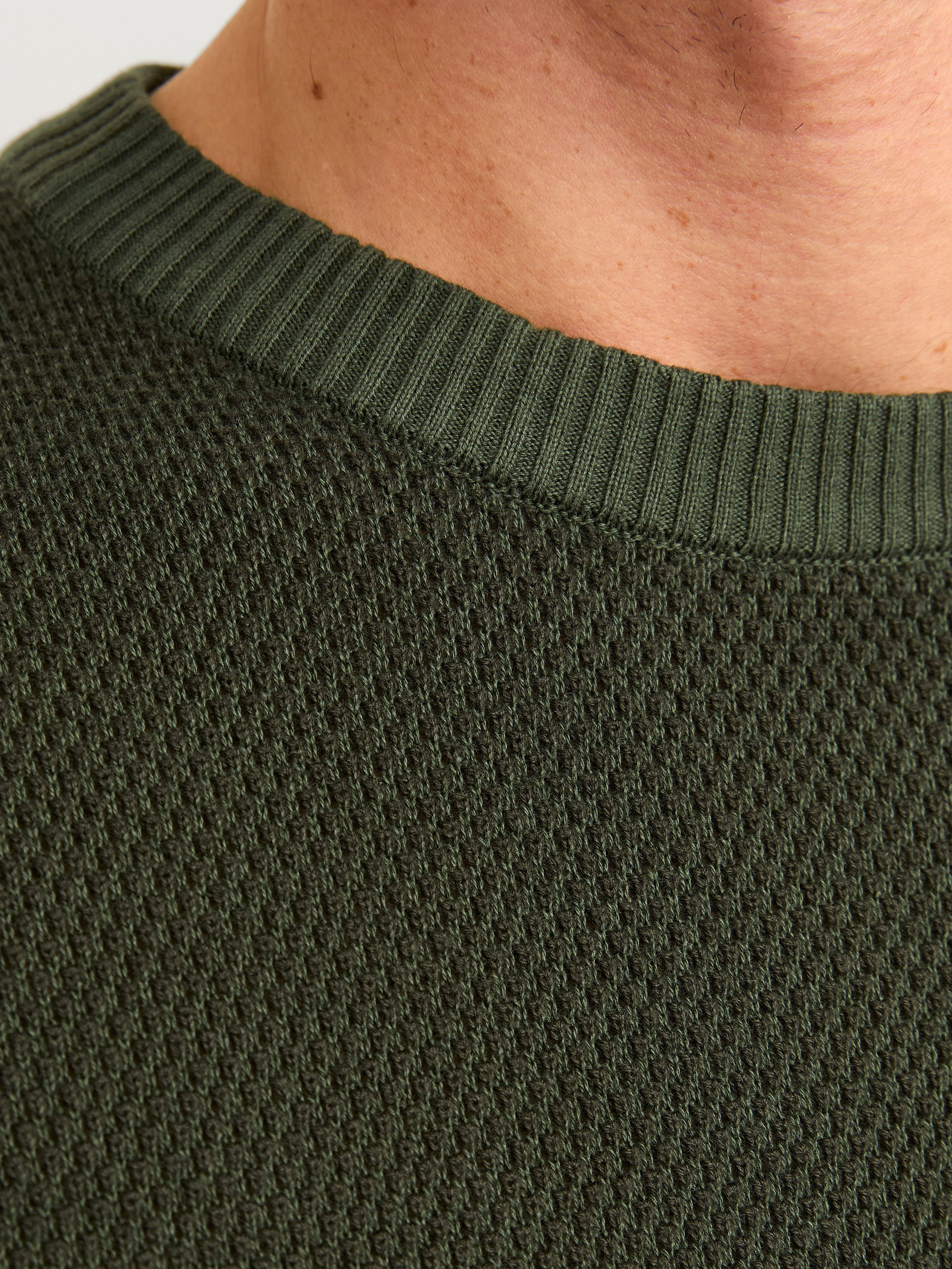 Jack & Jones Trui met ronde hals JJEGLOBE KNIT CREW NECK NOOS