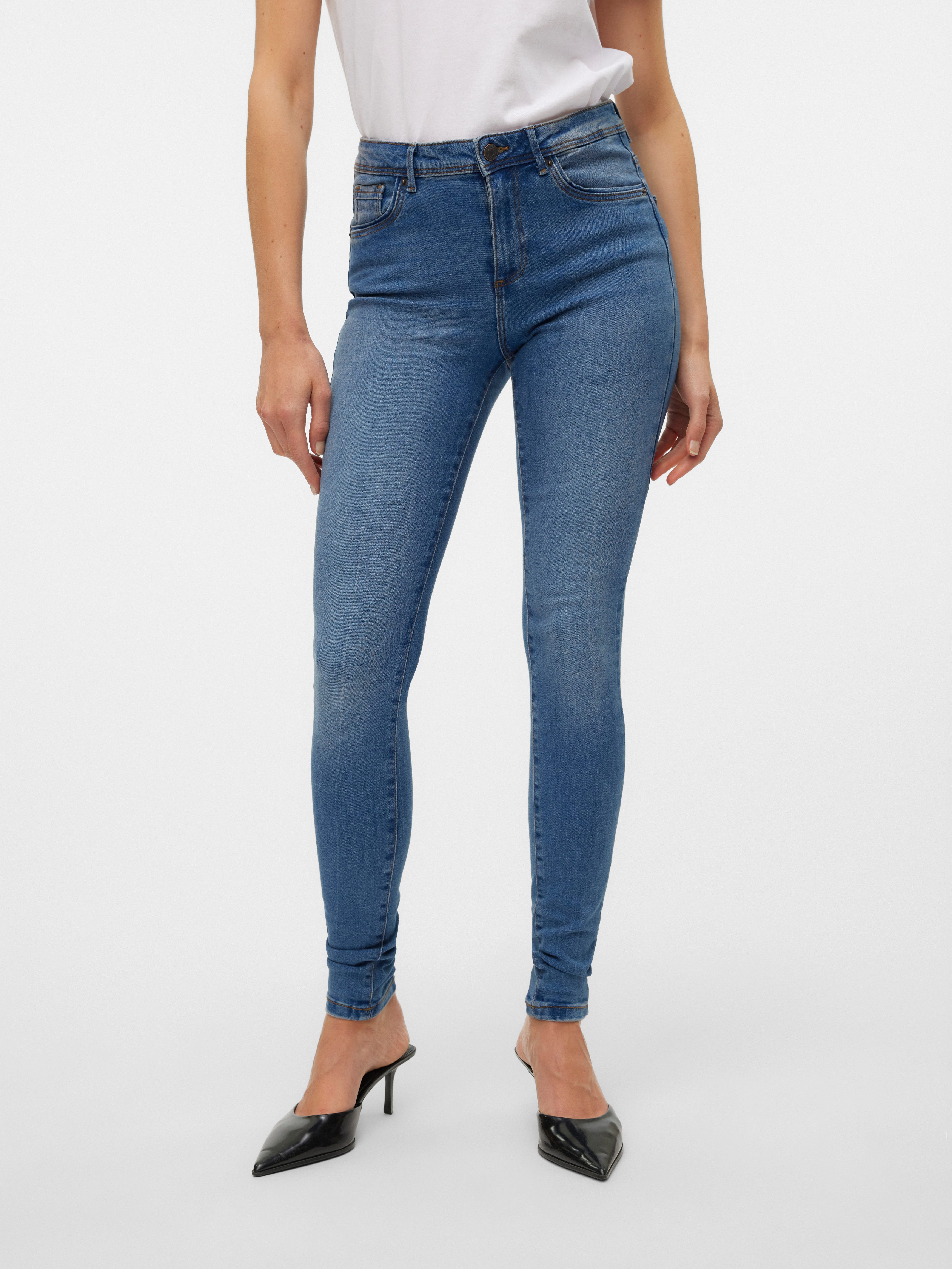 Vero Moda Skinny fit jeans VMTATIANA MR S PIPING JEANS