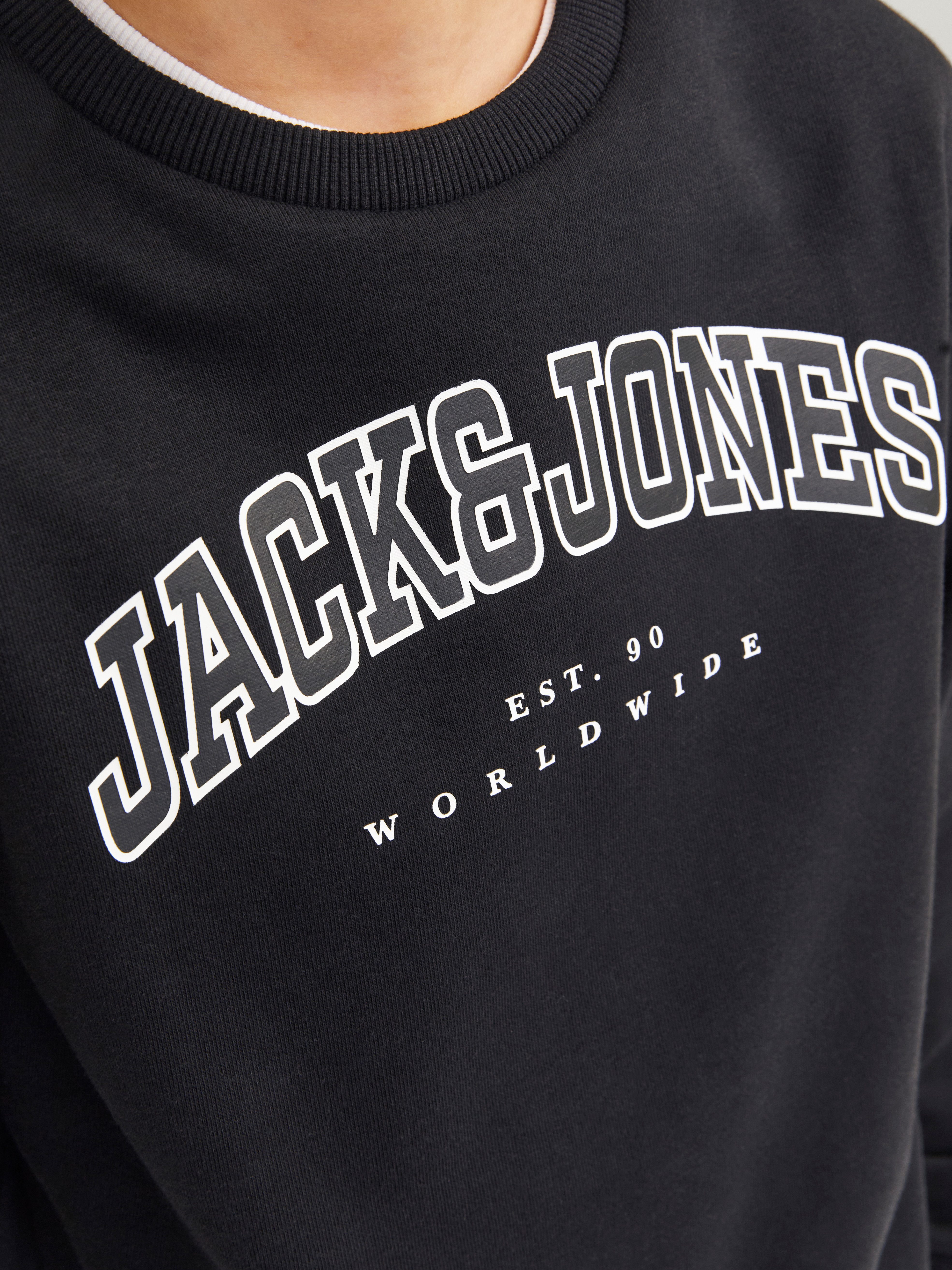 Jack & Jones Junior Sweatshirt JJECALEB VARSITY SWEAT CREW NECK SN JNR
