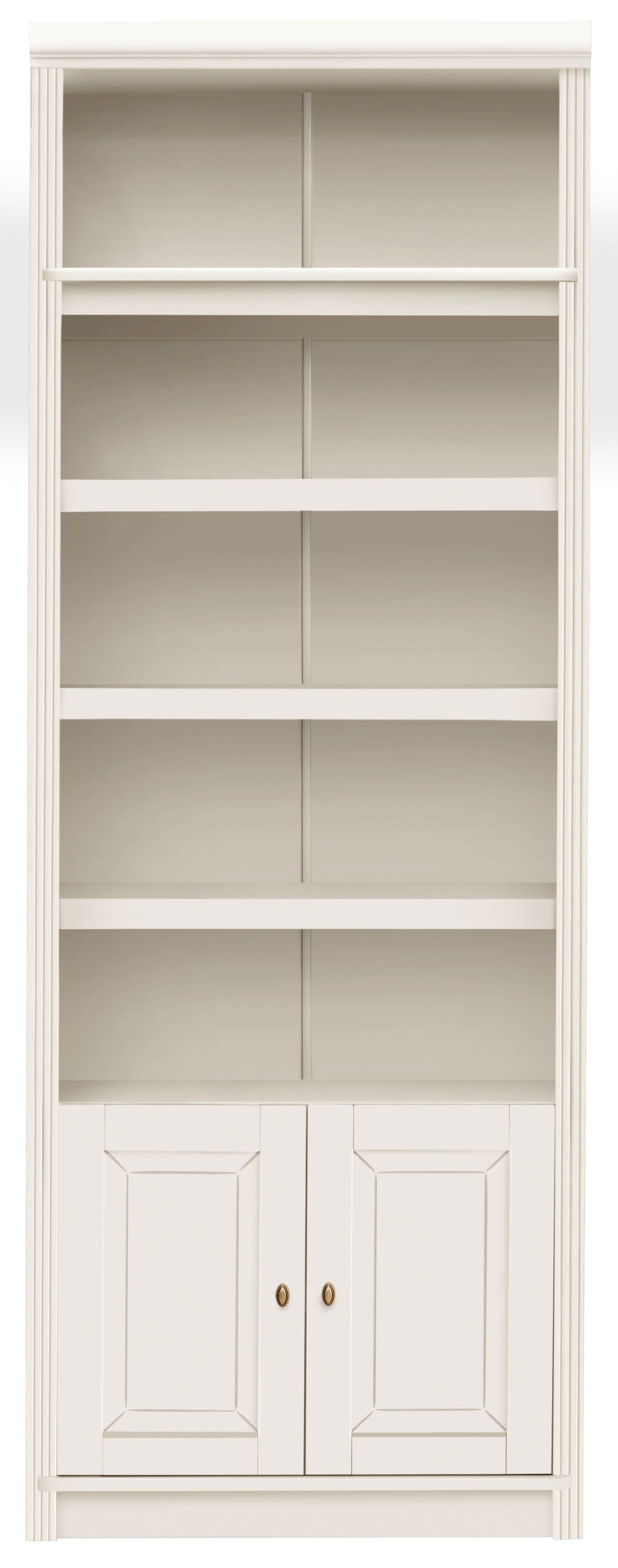 Home affaire Boekenkast Soeren van massief grenen, hoogte 220 cm, met 2 houten deuren, veel bergruimte