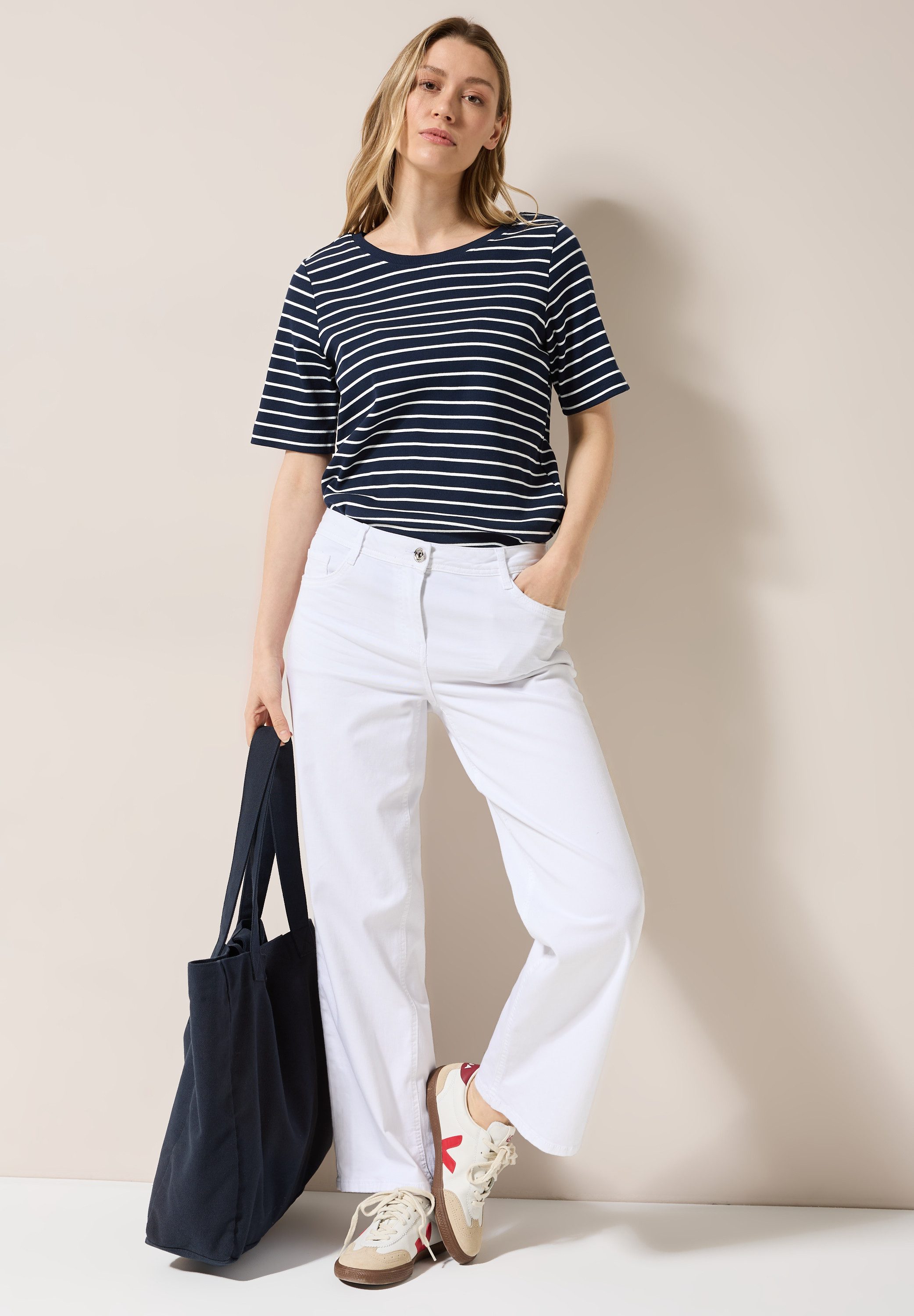 Cecil T-shirt met streepmotief