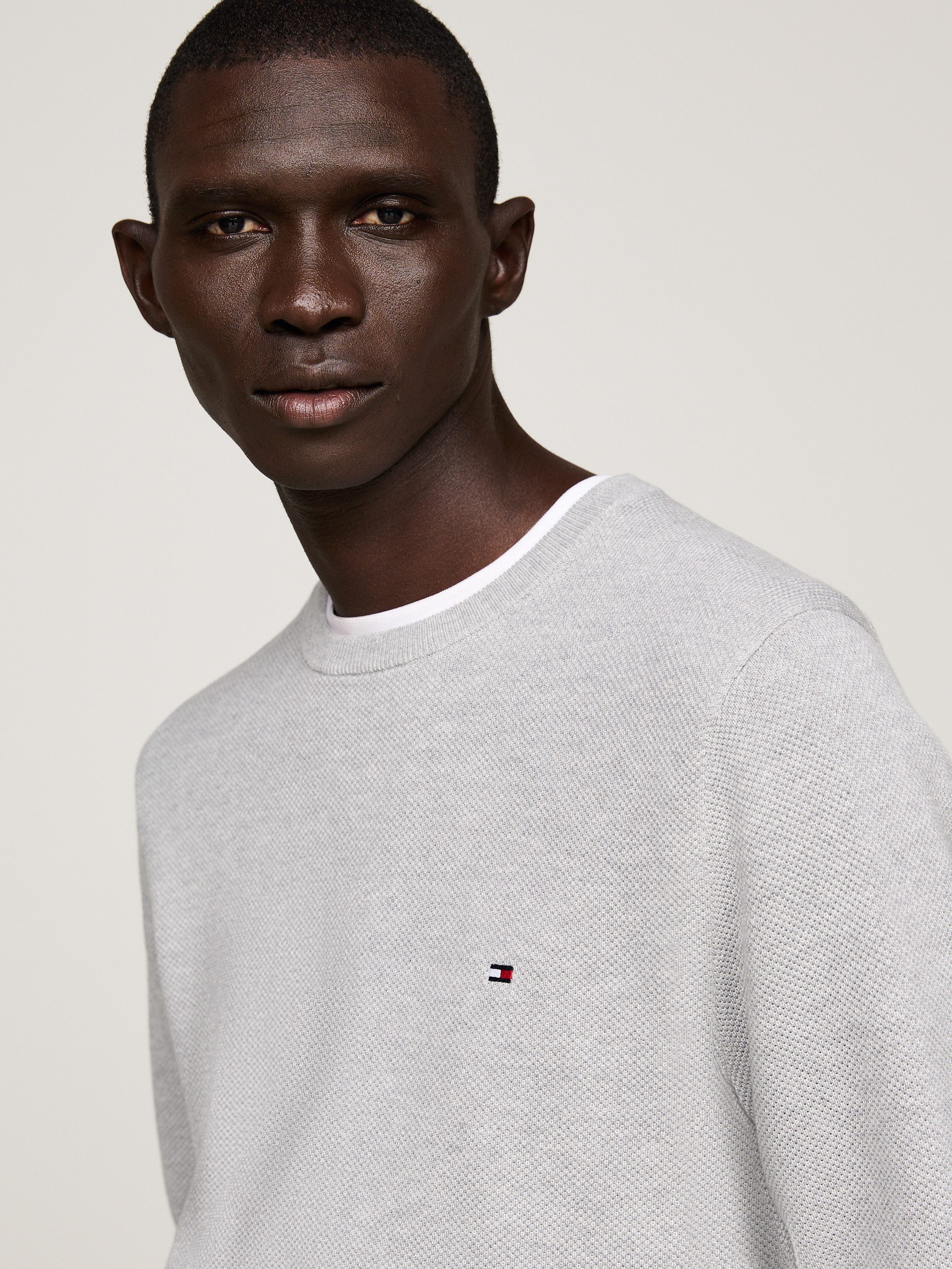 Tommy Hilfiger Trui met ronde hals ESSENTIAL STRUCTURE CREW NECK
