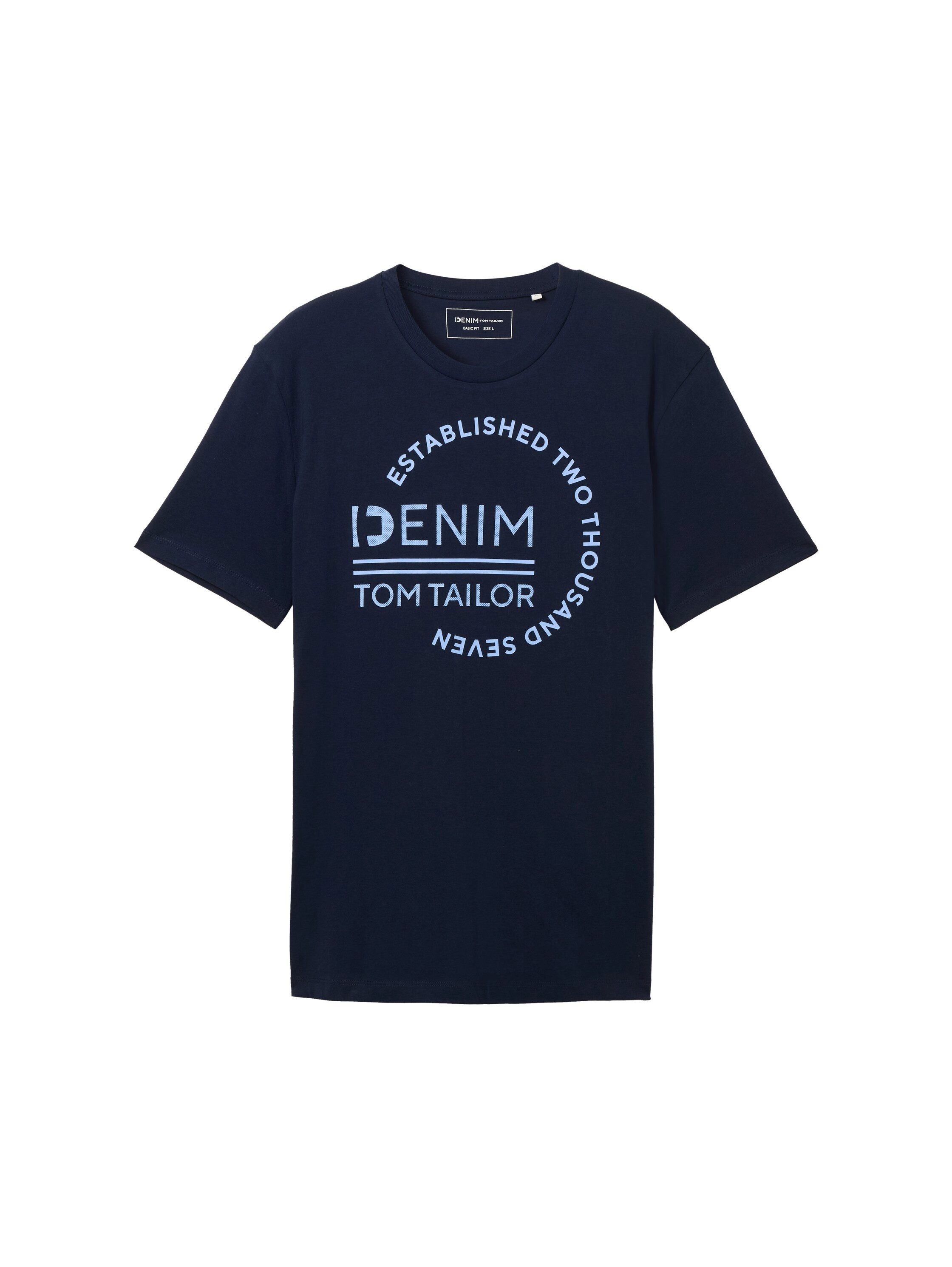 Tom Tailor Denim T-shirt met logoprint
