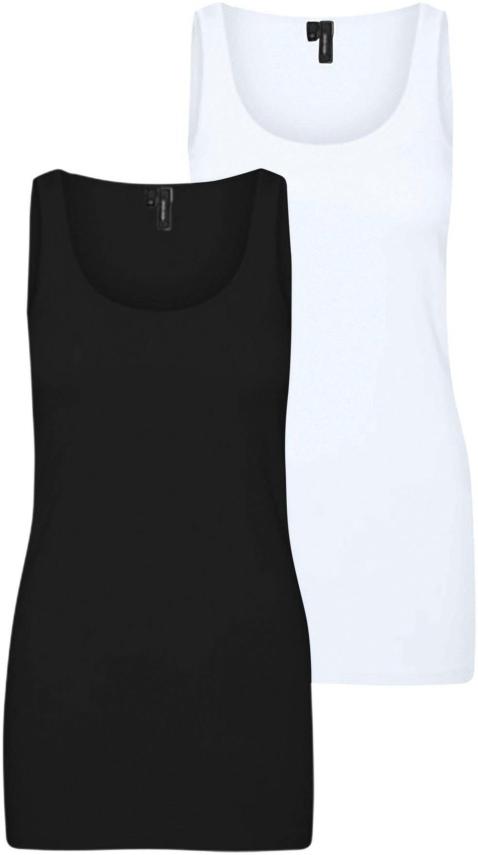 Vero Moda Tanktop VMMAXI MY SOFT LONG TANK TOP 2-PACK (set, 2-delig)