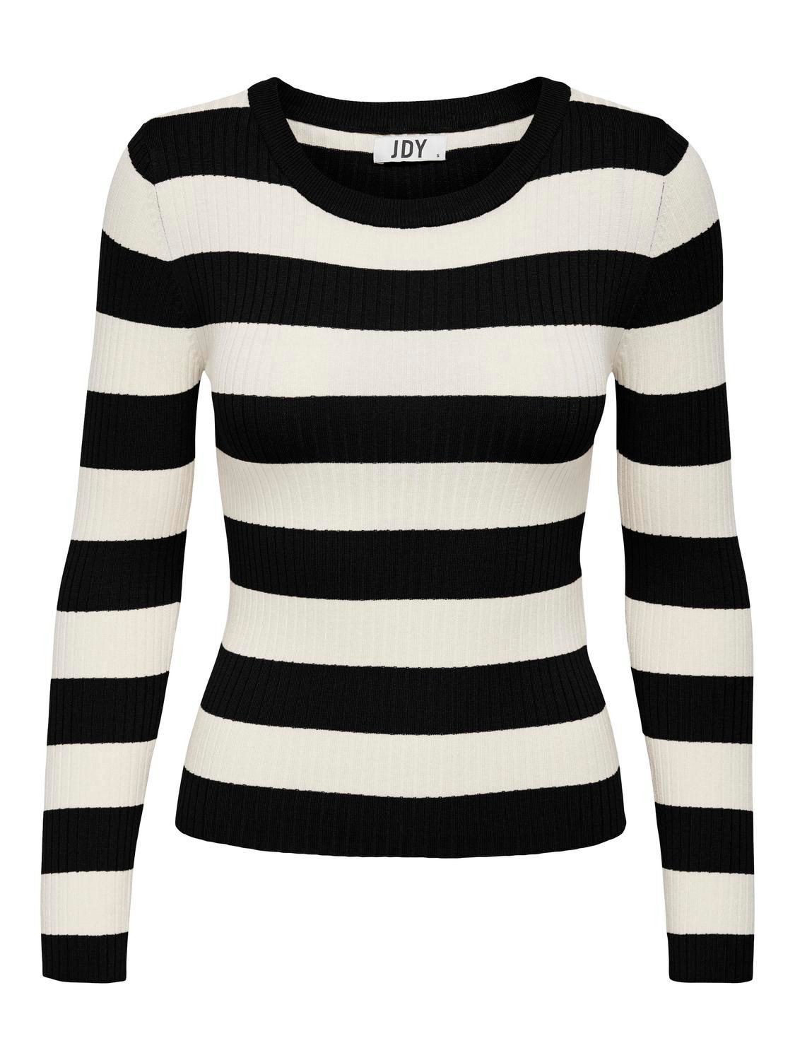 JDY Trui met ronde hals JDYPLUM L/S O-NECK PULLOVER KNT NOOS