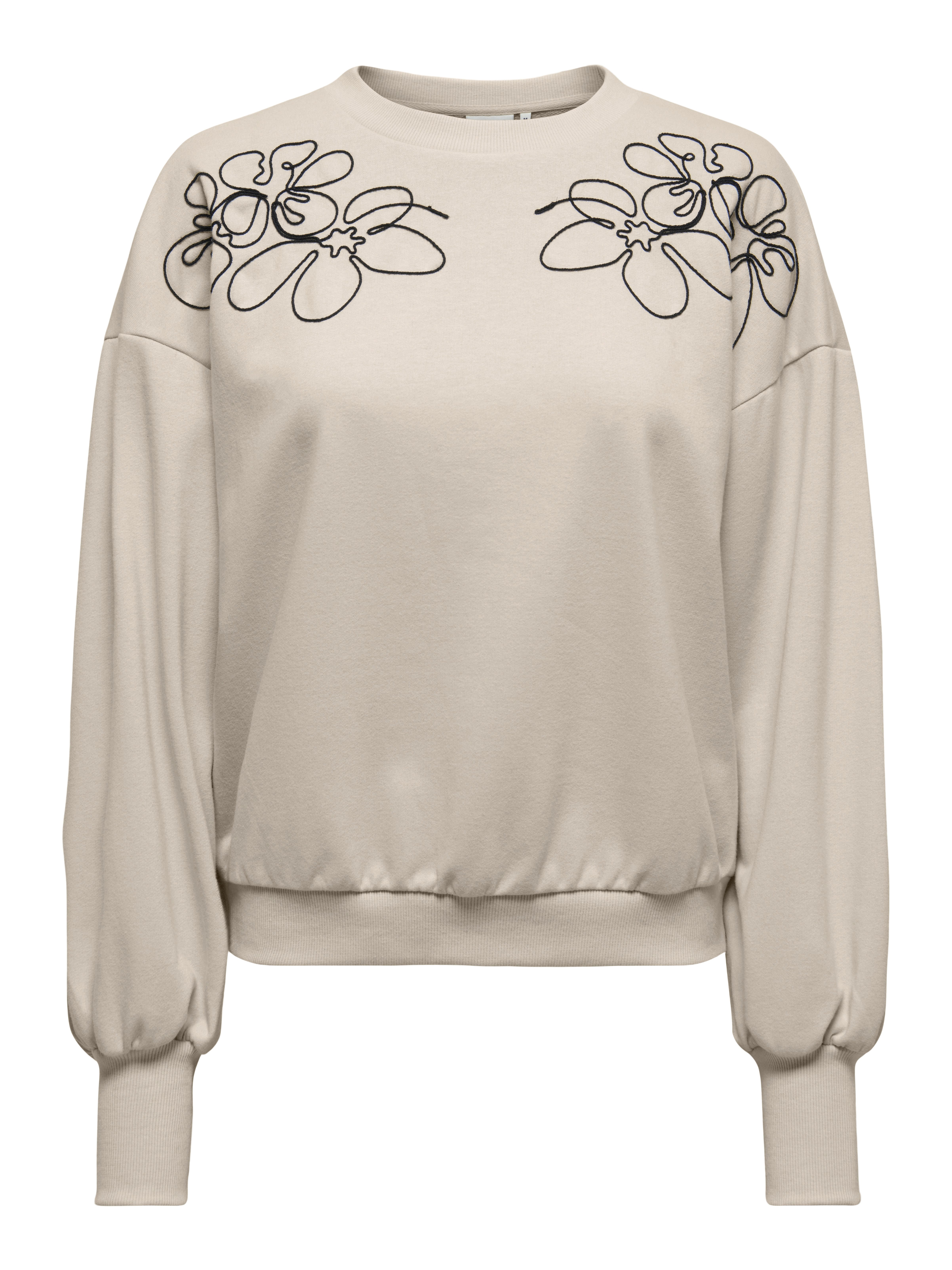 Only Sweatshirt ONLBROOKE L/S O-NECK DETAIL SWT NOOS