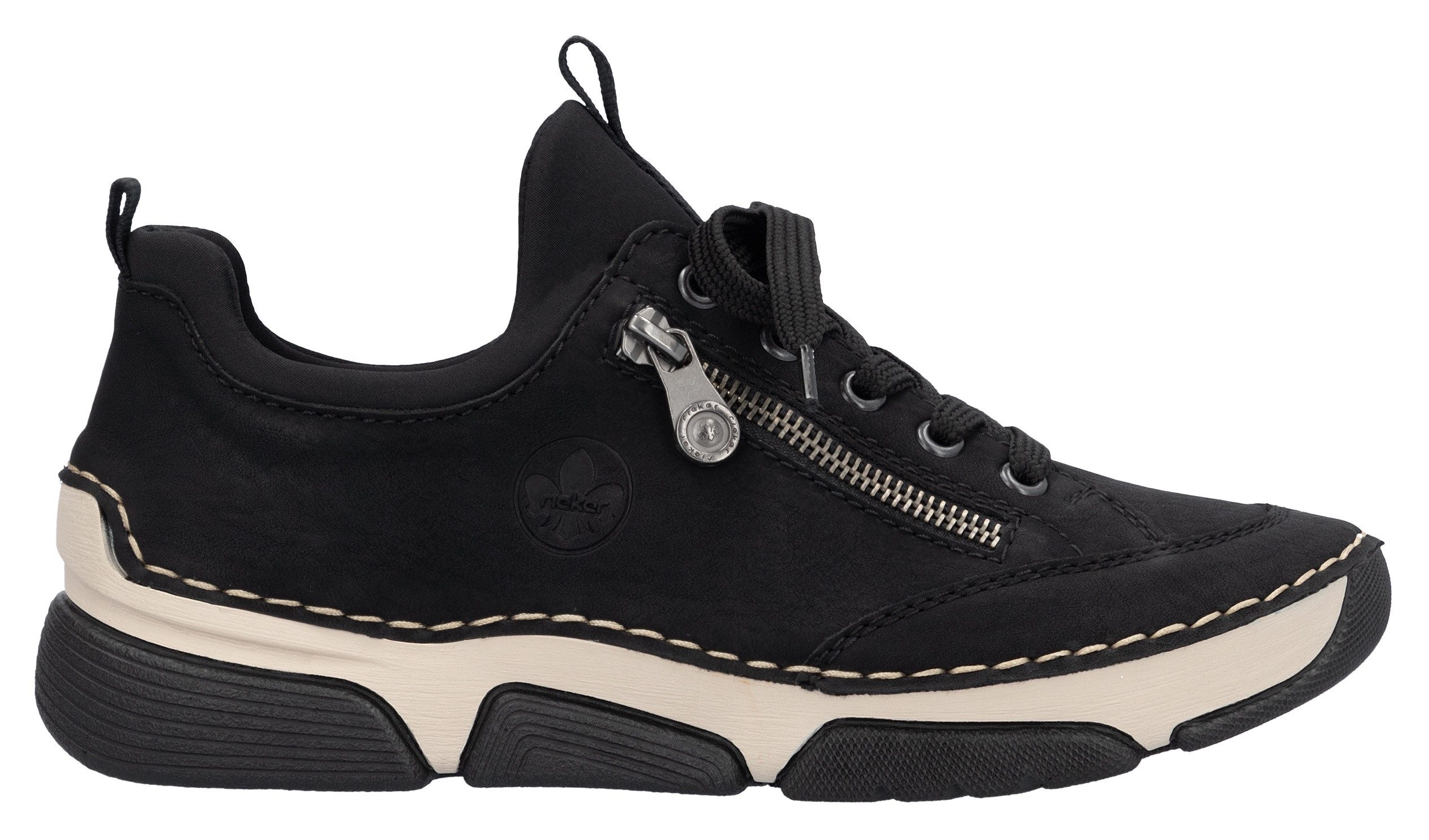 Rieker Slip-on sneakers , instapschoen, halfschoen, vrijetijdsschoen met zachte binnenzool