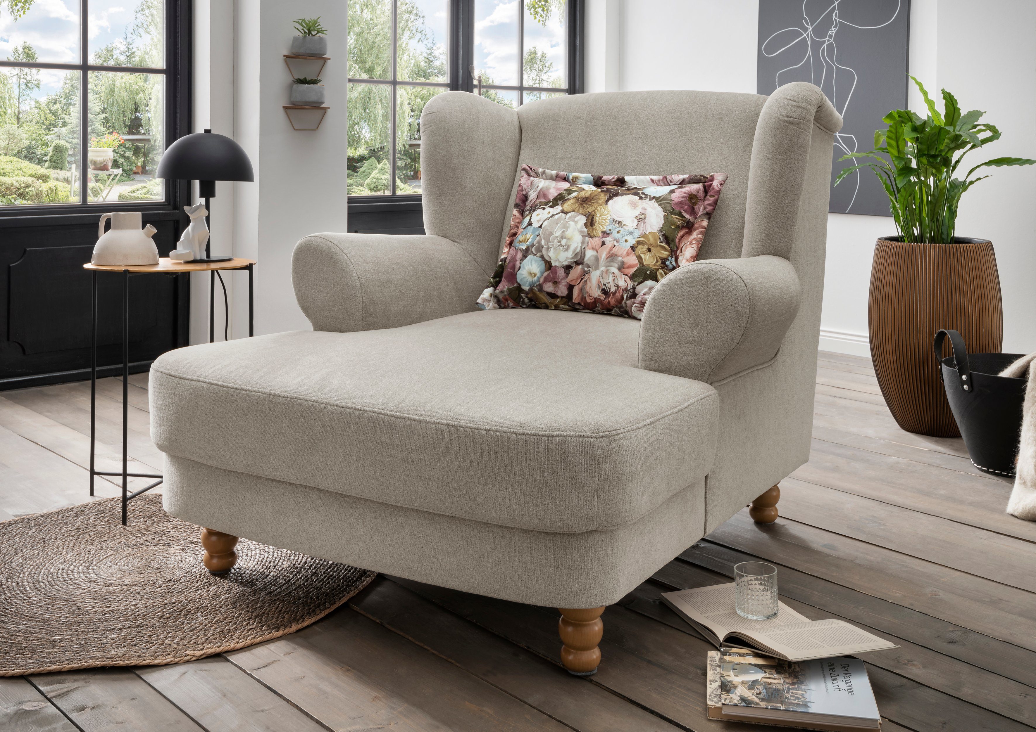 Home affaire Loveseat TASSILO fauteuils groen