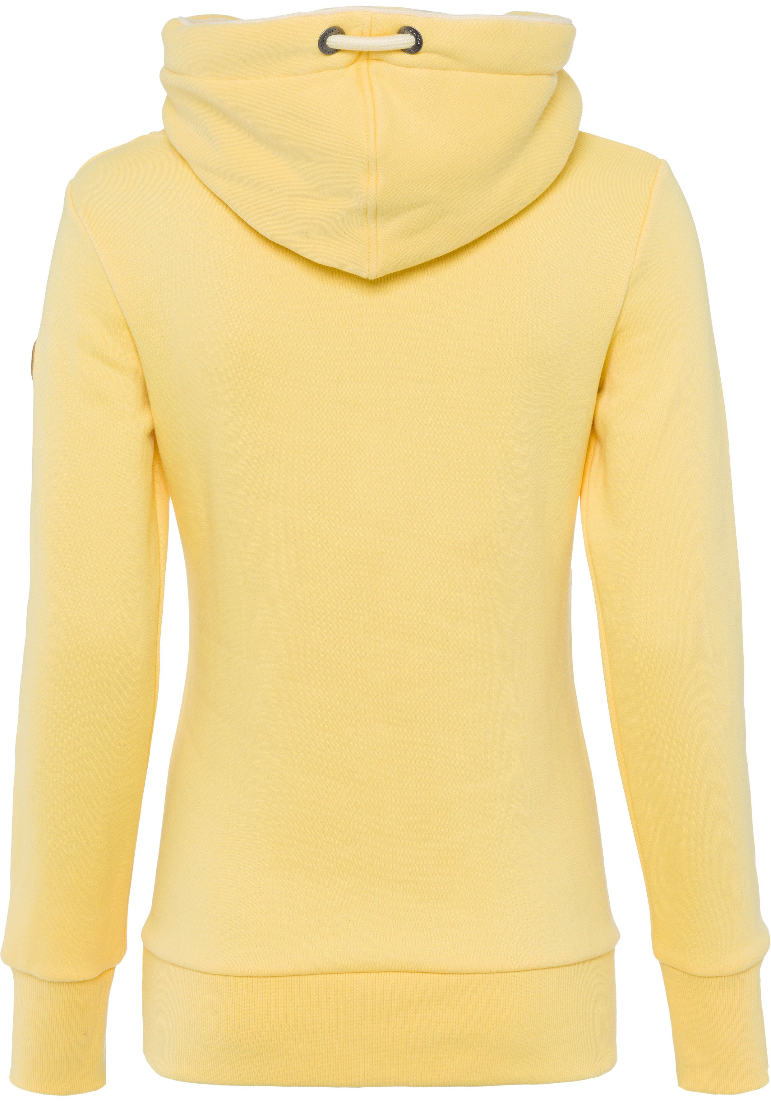 Ragwear Hoodie GRIPYBUTTON Sweater met rustieke koordaccenten