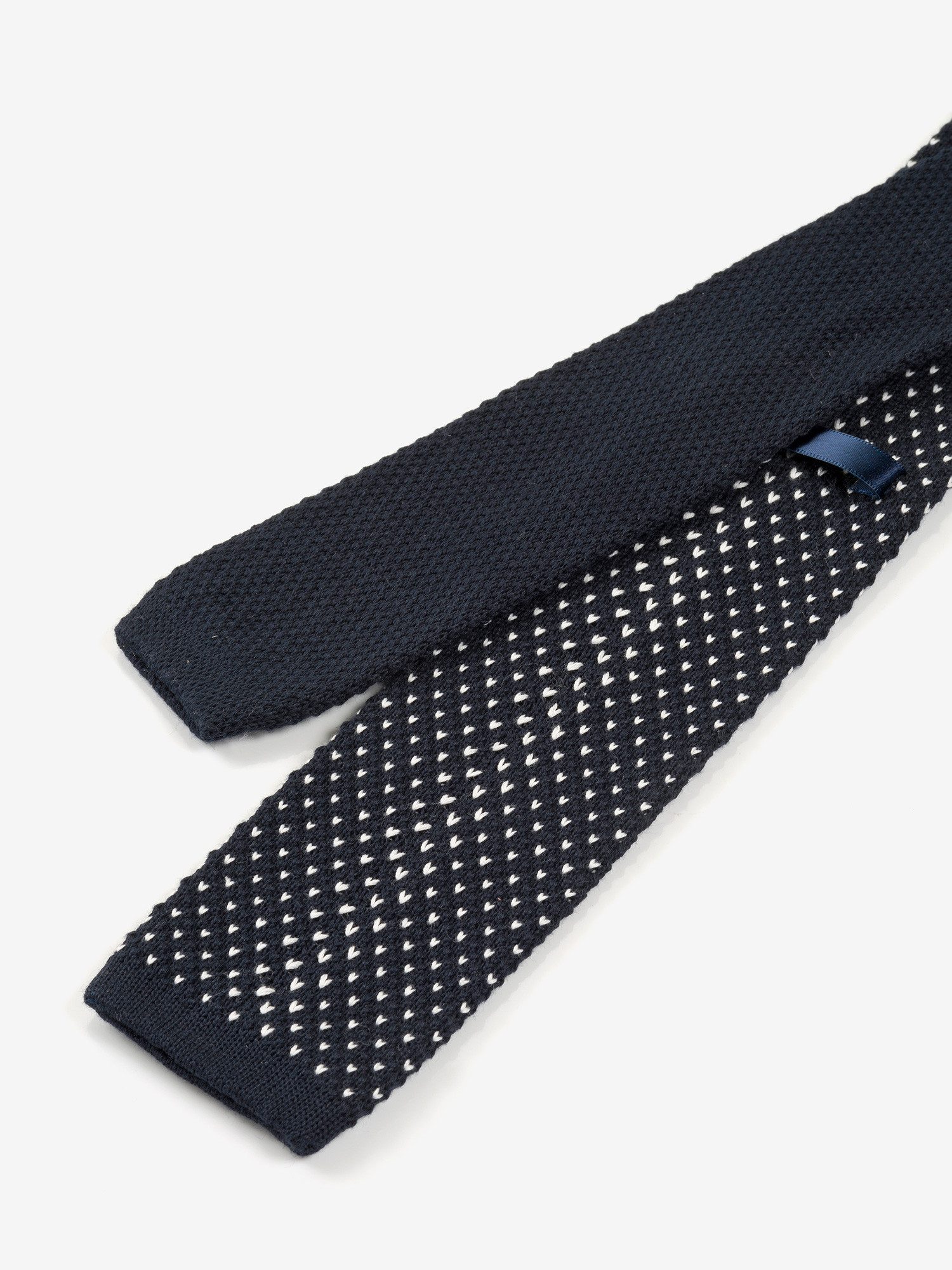 Cinque Stropdas met fijn houndstooth breipatroon (1 stuk)