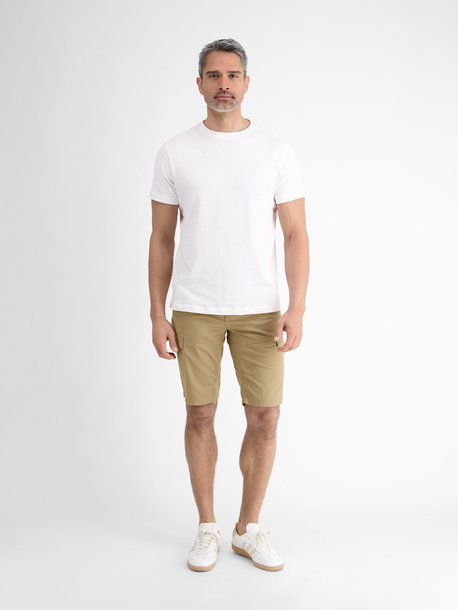 Lerros Cargobroek LERROS casual heren cargo-bermuda, zomers licht