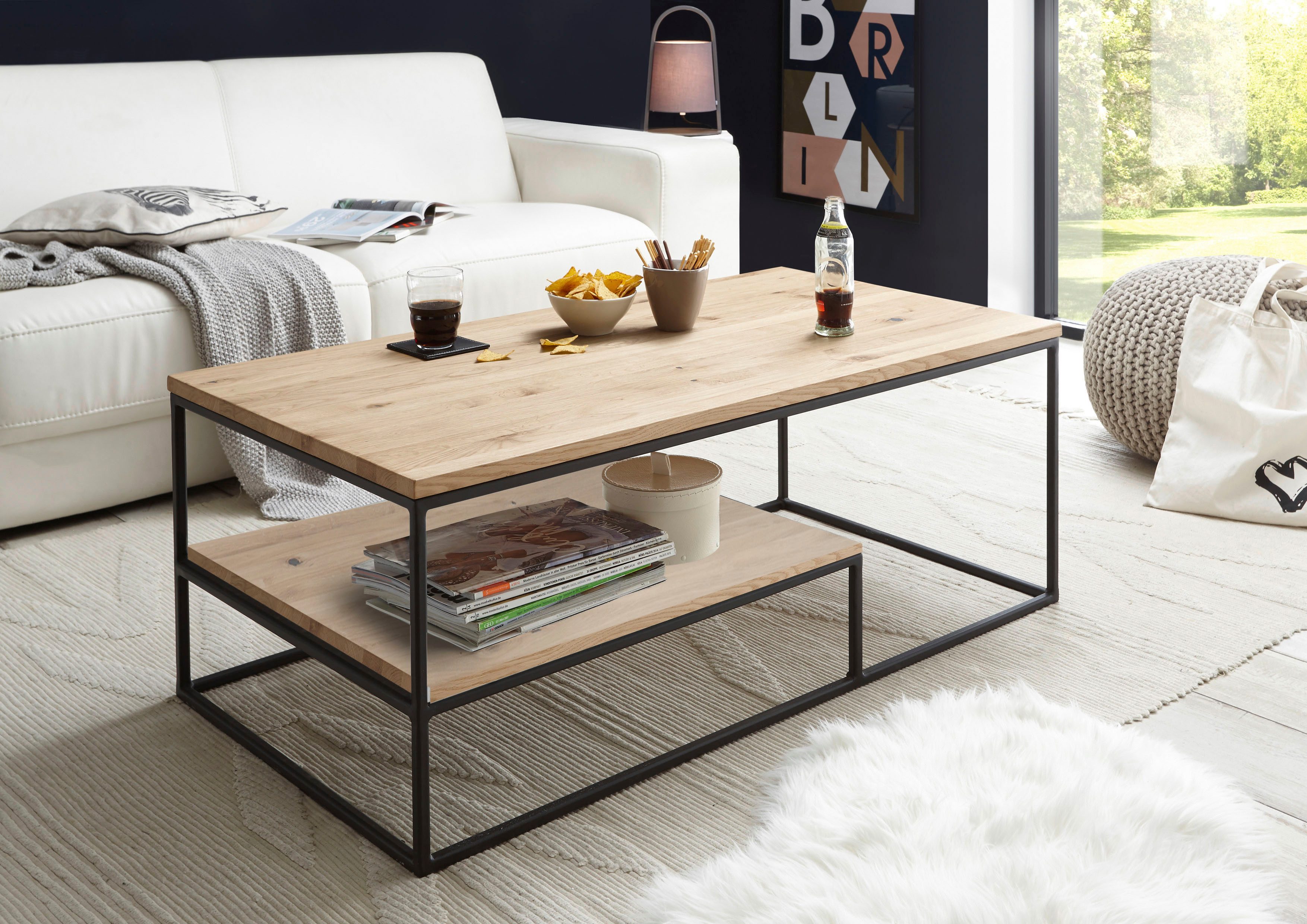 Stolkom Salontafel Thore 2 Massief eiken, tafel FSC®-gecertificeerd