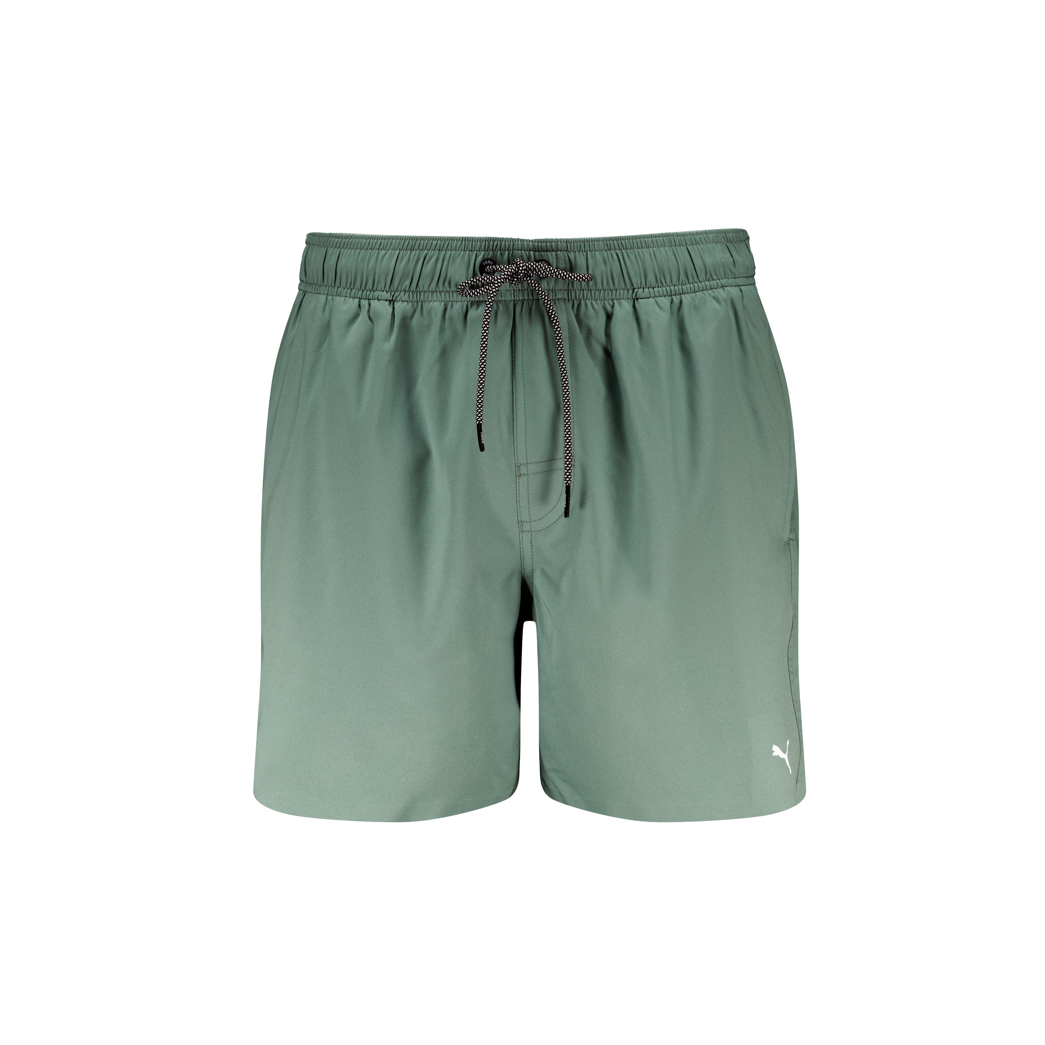 PUMA Zwemshort PUMA SWIM MEN MEDIUM LENGTH SWIM SHORTS met high-tech gelamineerde rits aan de achterzak heren zwembroeken maat XL groen