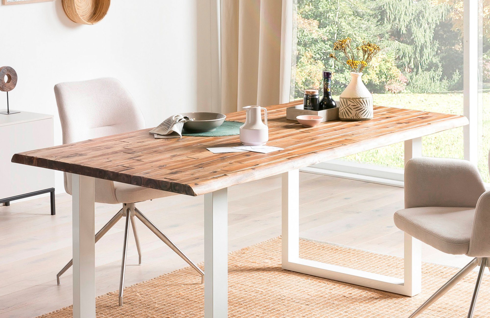 SalesFever Tafel met hout