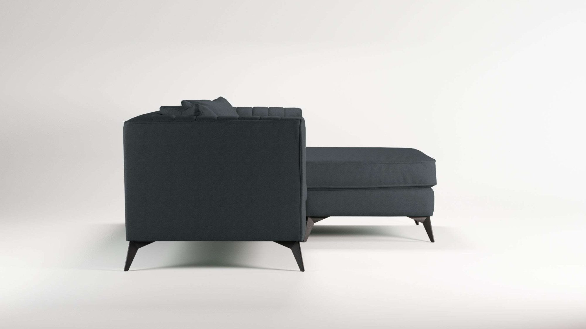 Places of Style Hoekbank MATTHEW L-vorm ideaal voor kleine ruimtes, afmetingen B/D/H: 201/162/74 cm
