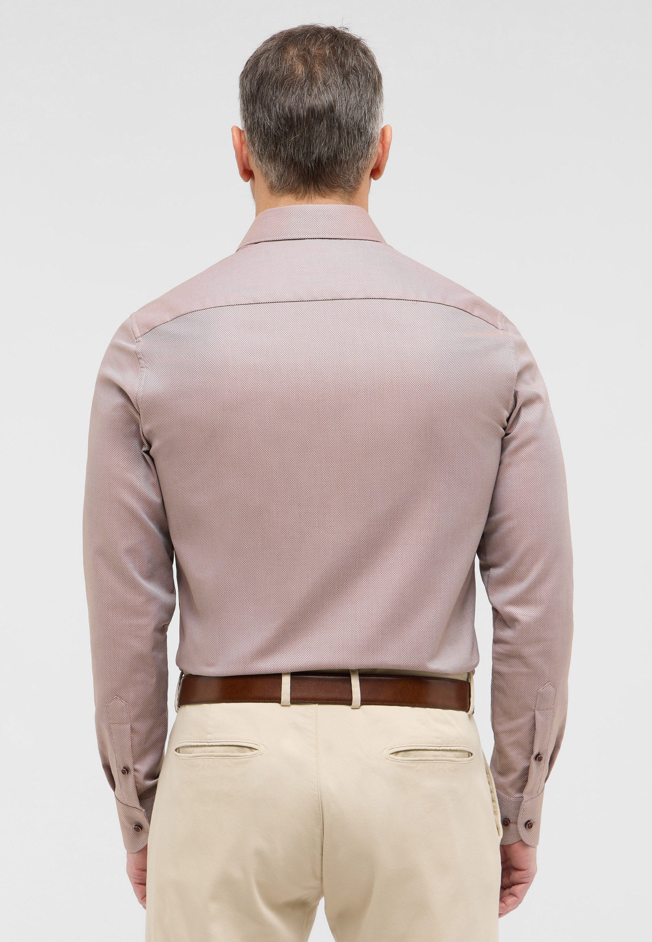 Eterna Overhemd met lange mouwen Slim fit NON IRON (strijkvrij)