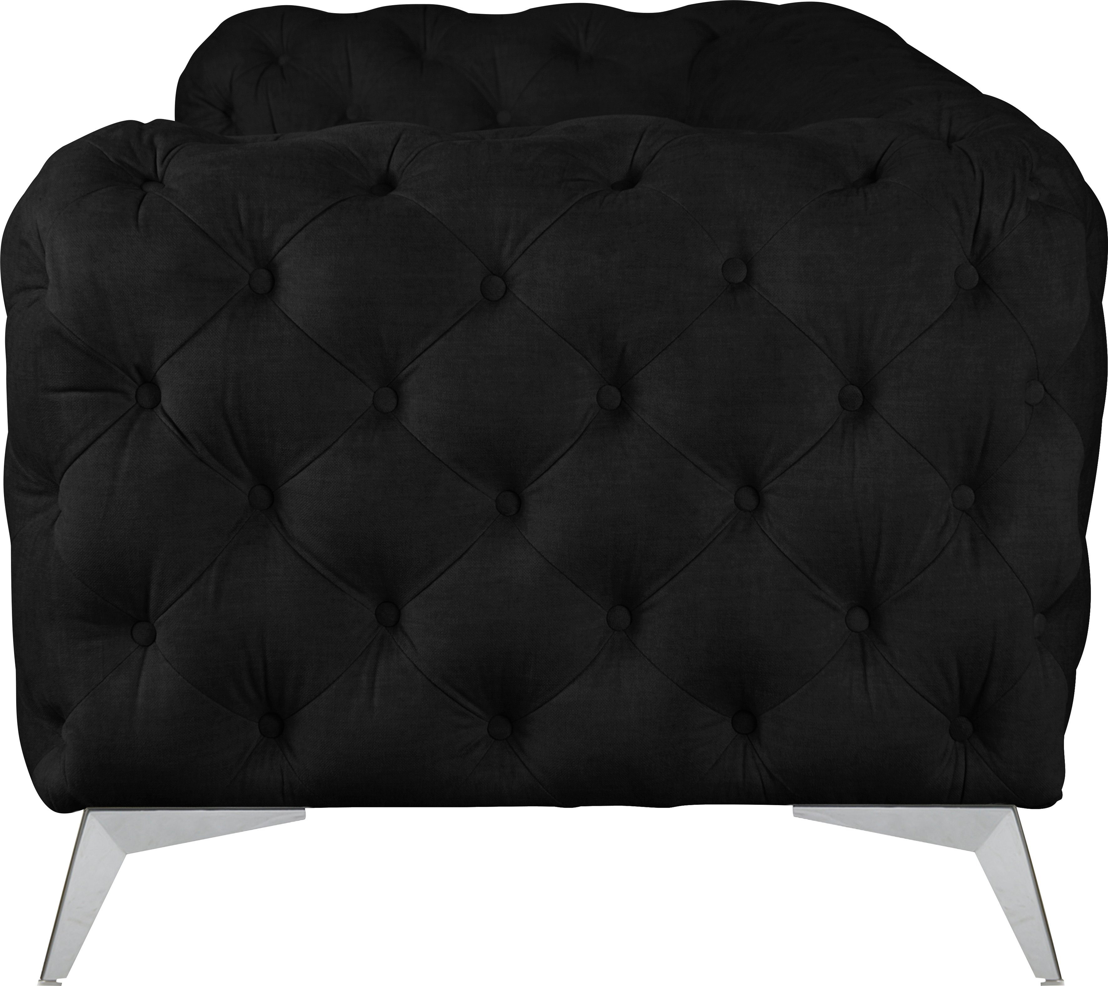 Leonique Chesterfield-bank Glynis luxueuze capitonnage, moderne chesterfield look, kleur van de poten ter keuze