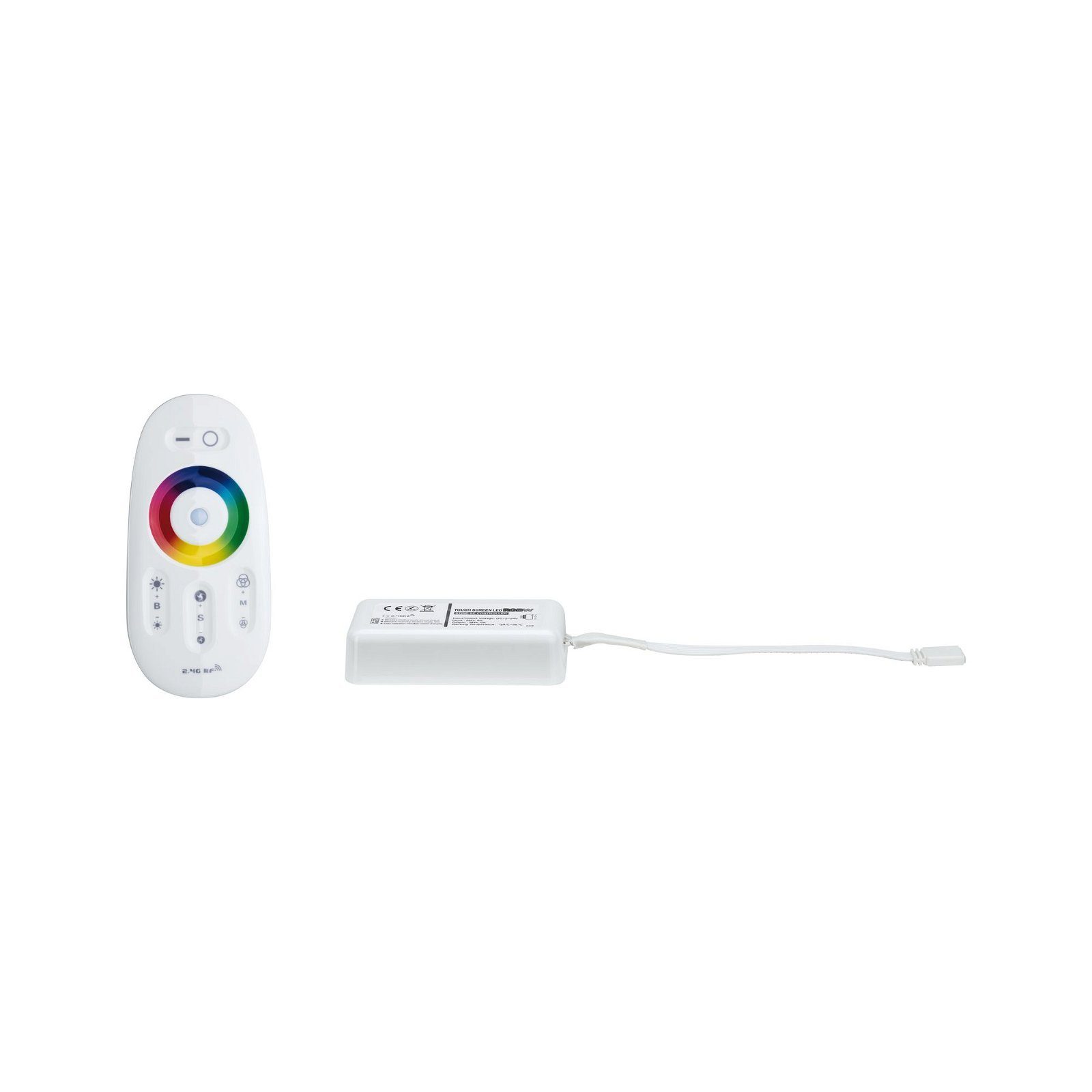 Paulmann Led-strepen MaxLED RGBW-Controller 2.4GHz 24V DC max 144W kunststof (1 stuk)