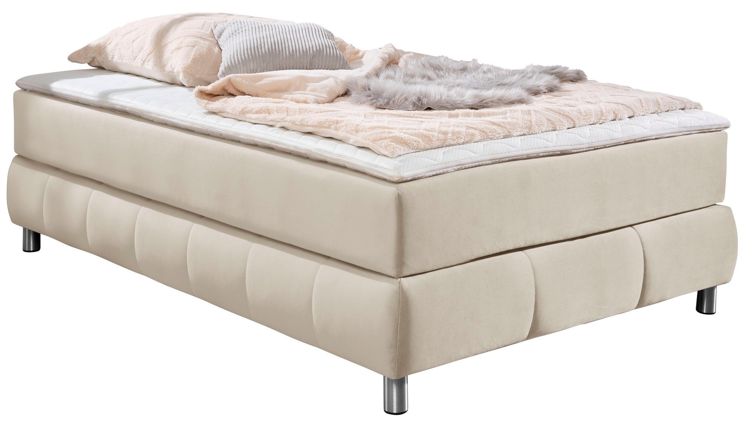 andas Boxspring Salo Zonder hoofdbord, incl. matrastopper, ook in extra lange versie 220 cm verkrijgbaar