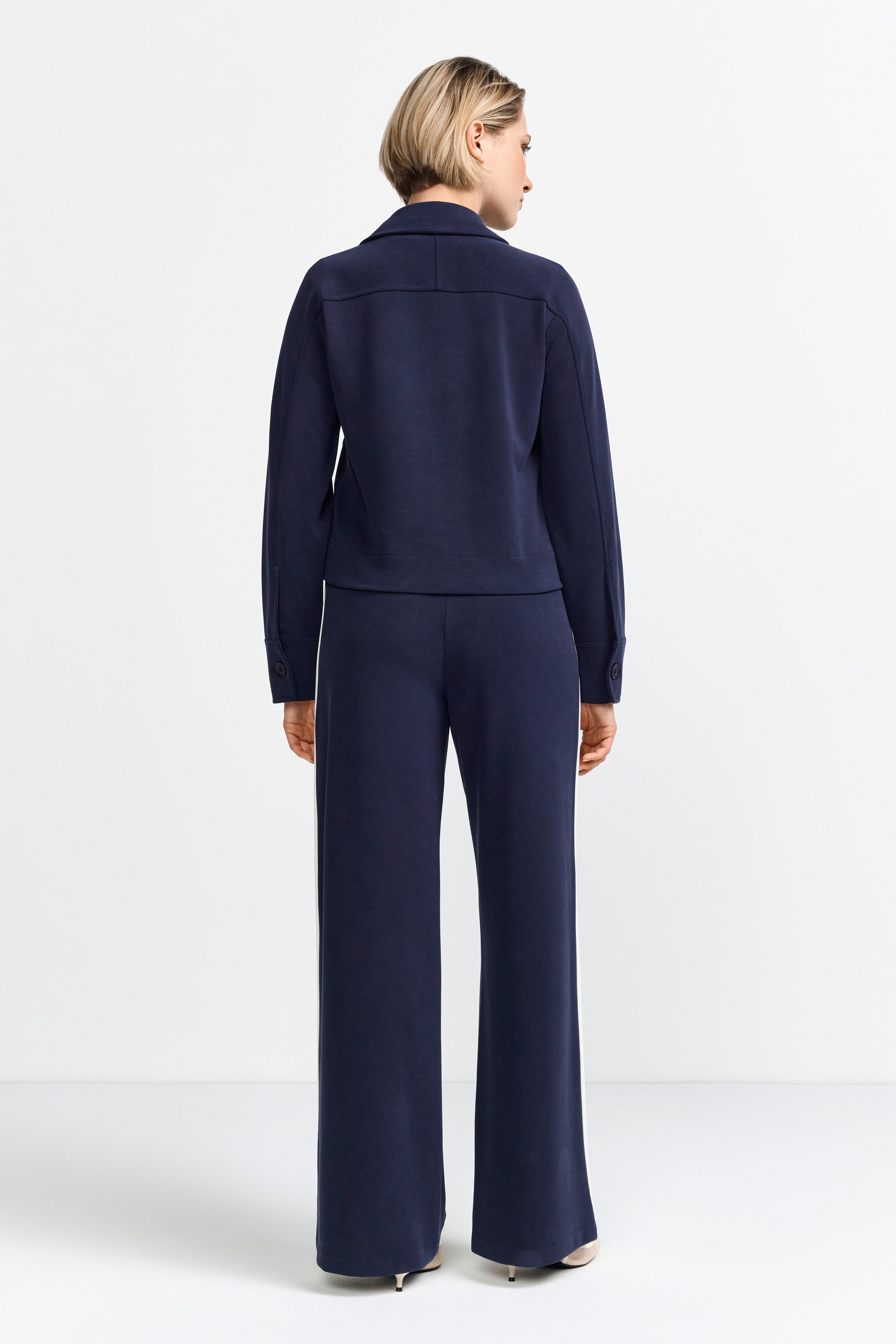 Rich & Royal Pantalon met vouw Met elastische taille