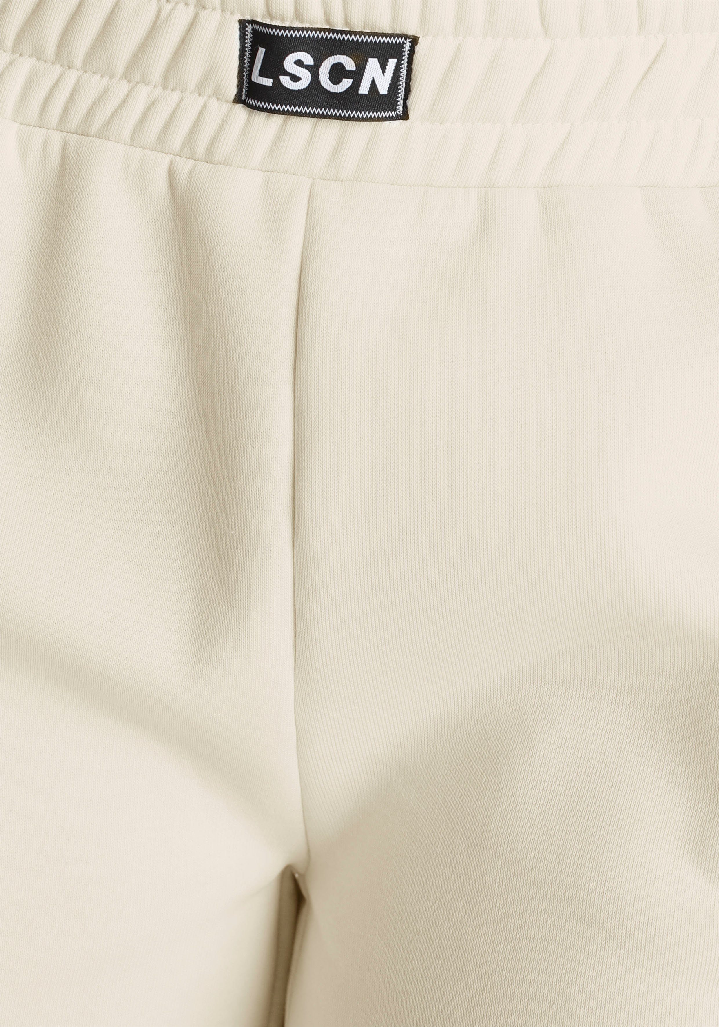 Lascana Sweatbroek met geribbelde tailleband, loungewear, loungepak