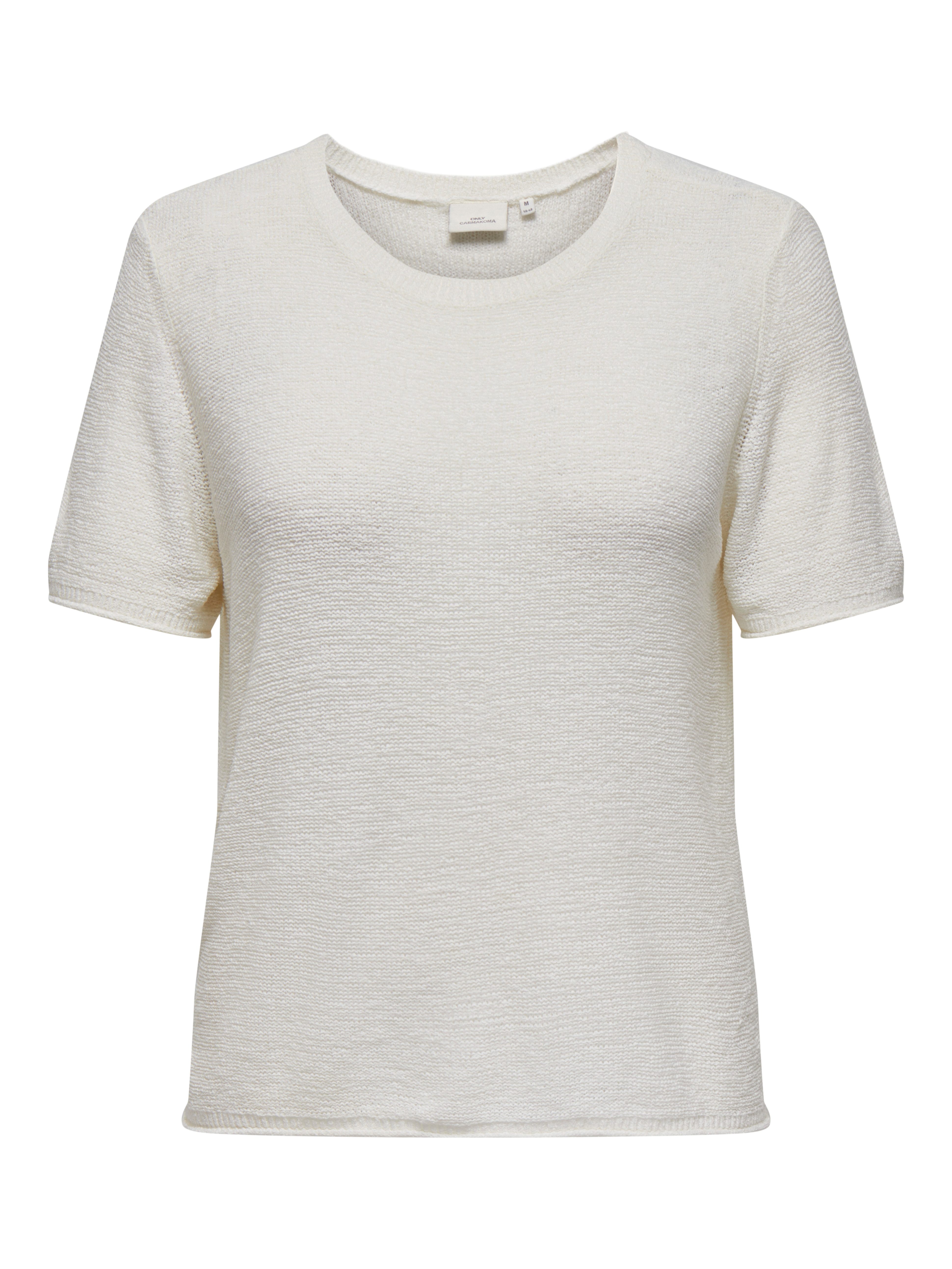 ONLY CARMAKOMA Trui met korte mouwen CARSUNNY S/S PULLOVER KNT NOOS