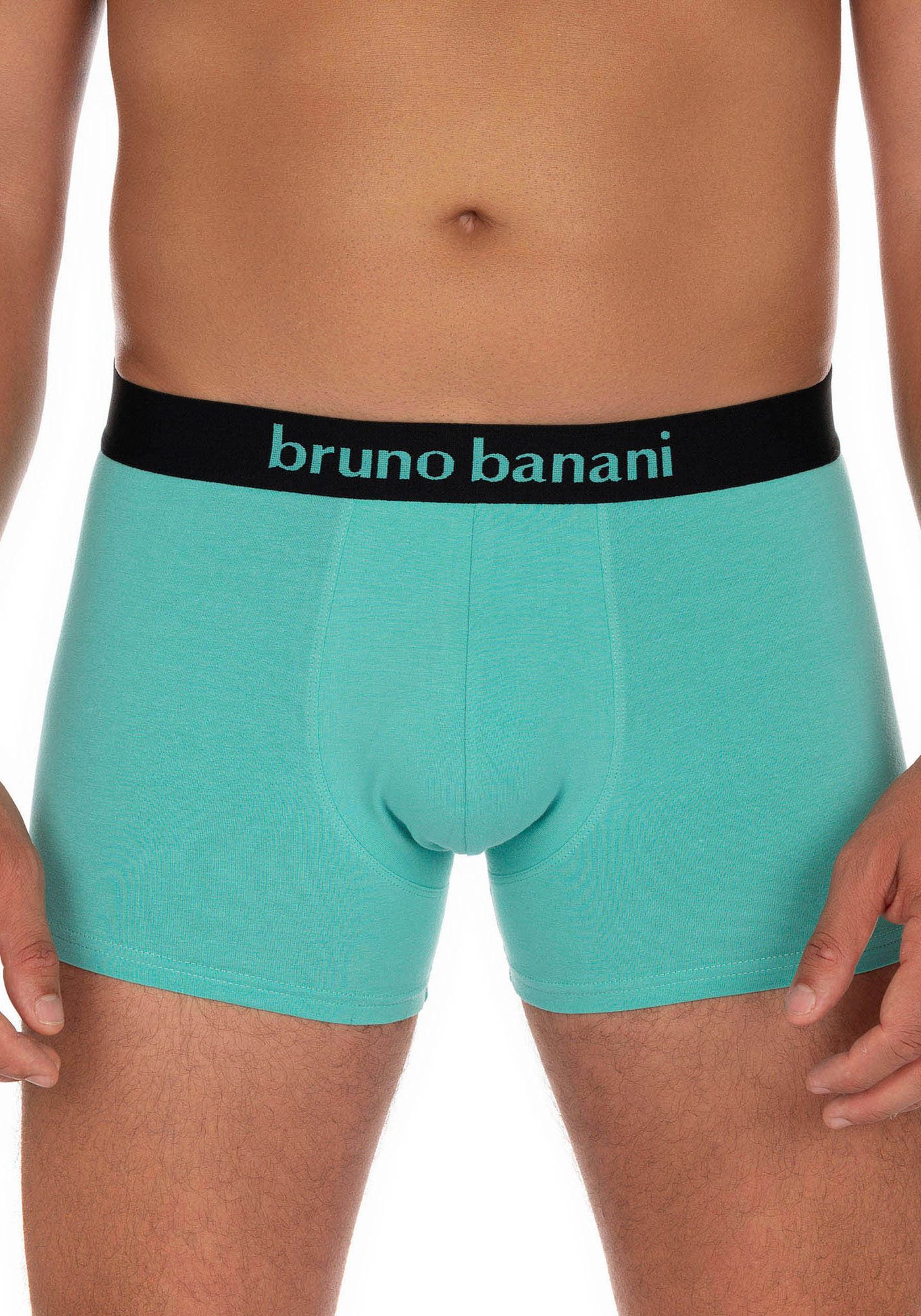 Bruno Banani Boxershort met contrasterend logo-tailleband (2 stuks, Set van 2)