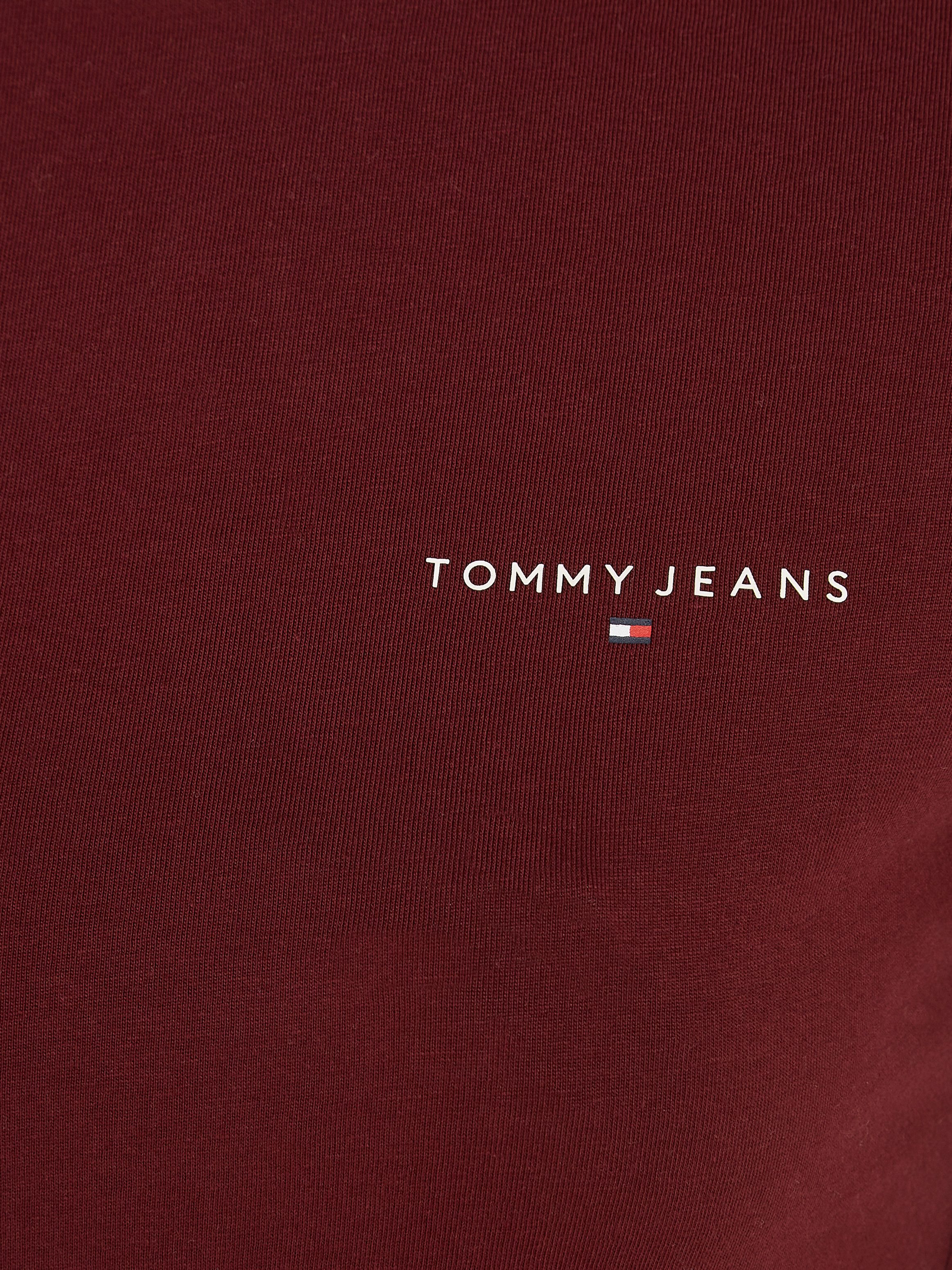 TOMMY JEANS T-shirt TJW SLIM LINEAR TEE met een logo-opschrift