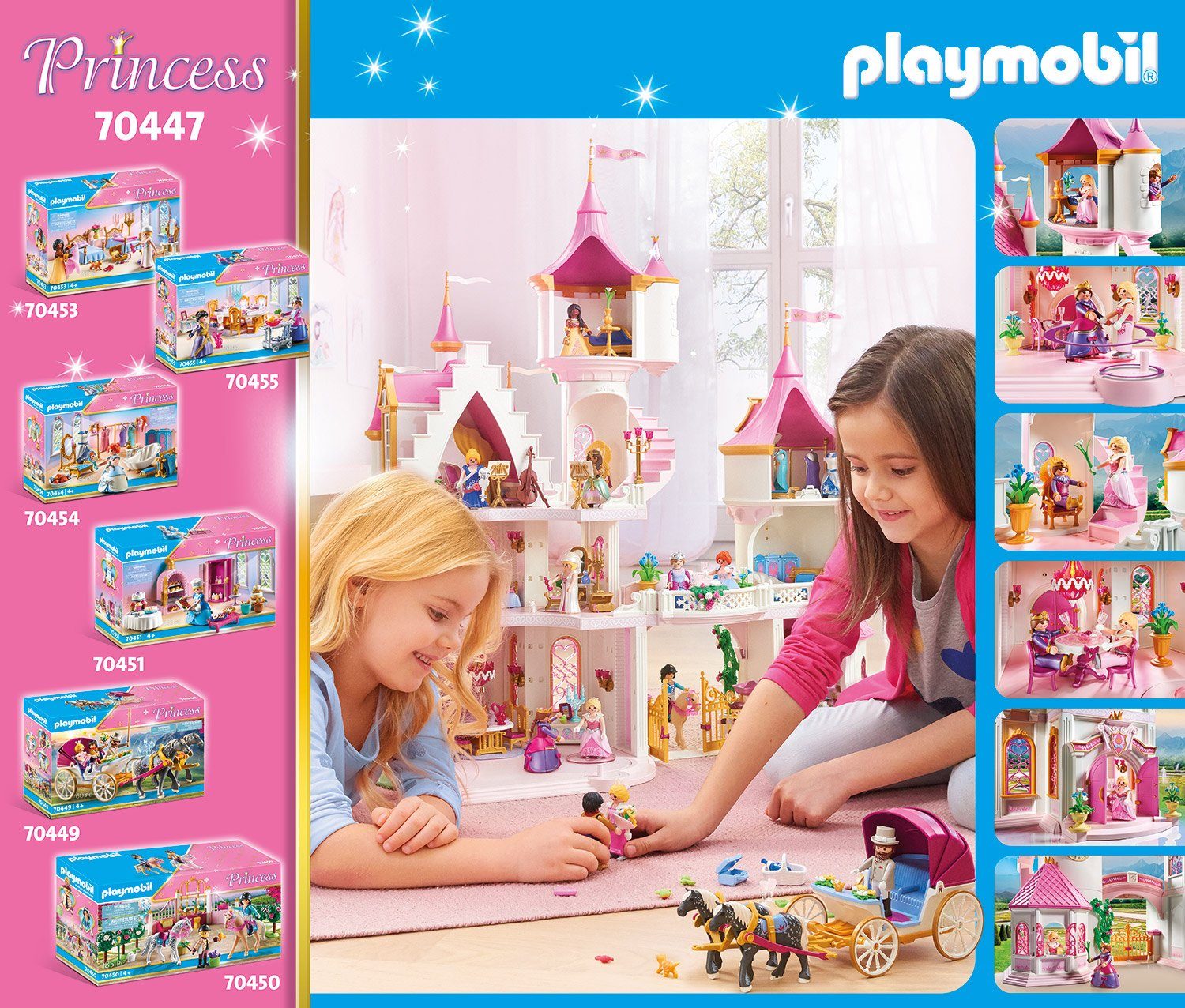 Playmobil® Constructie-speelset Groot Prinsessenkasteel (70447), Princess (644-delig)