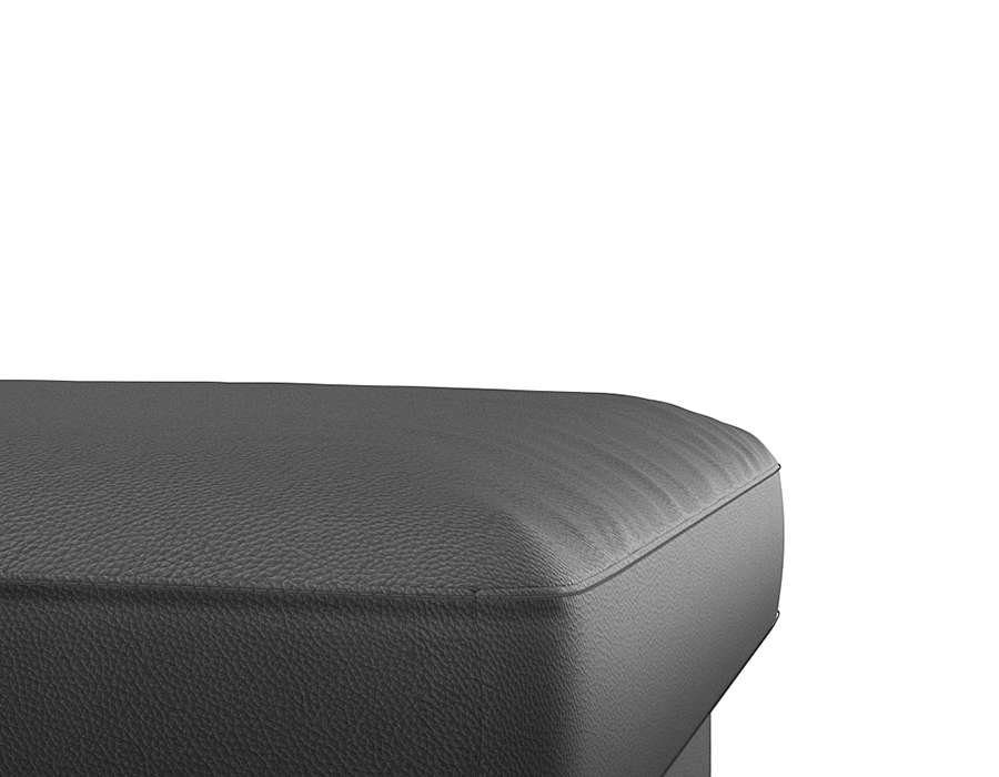 FLEXLUX Poef Fiore Koudschuim, poten aluminium + eiken