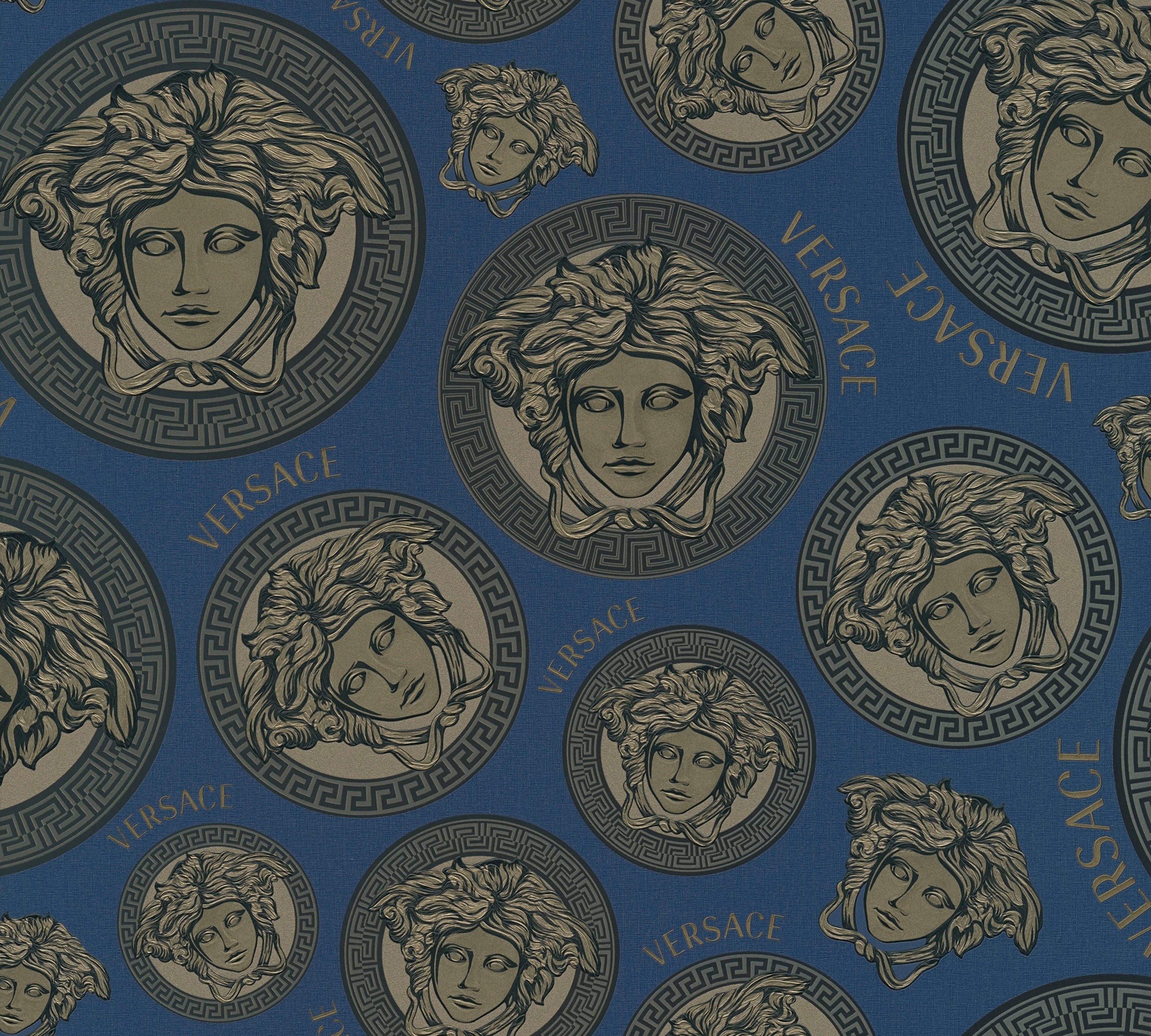 Versace Vliesbehang Wallpaper  5 Medusakopf (1 stuk)