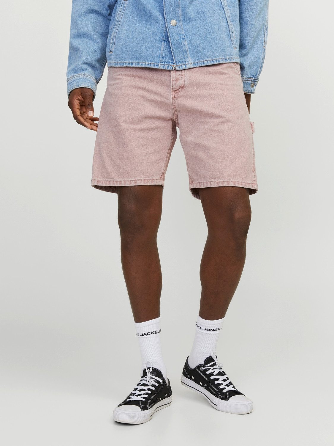 Jack & Jones Short JJITONY JJCARPENTER SHORTS SBD 316 SN heren bermuda broeken maat S roze