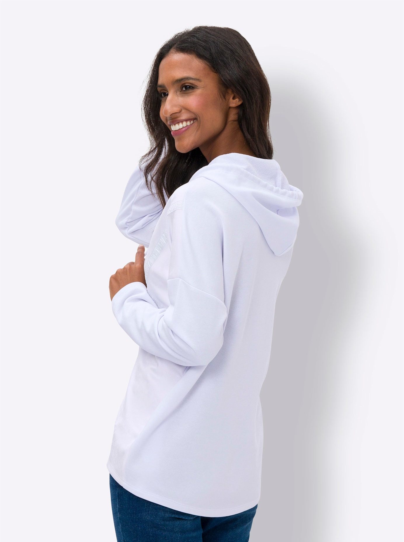 heine Shirt met lange mouwen Capuchonshirt (1-delig)